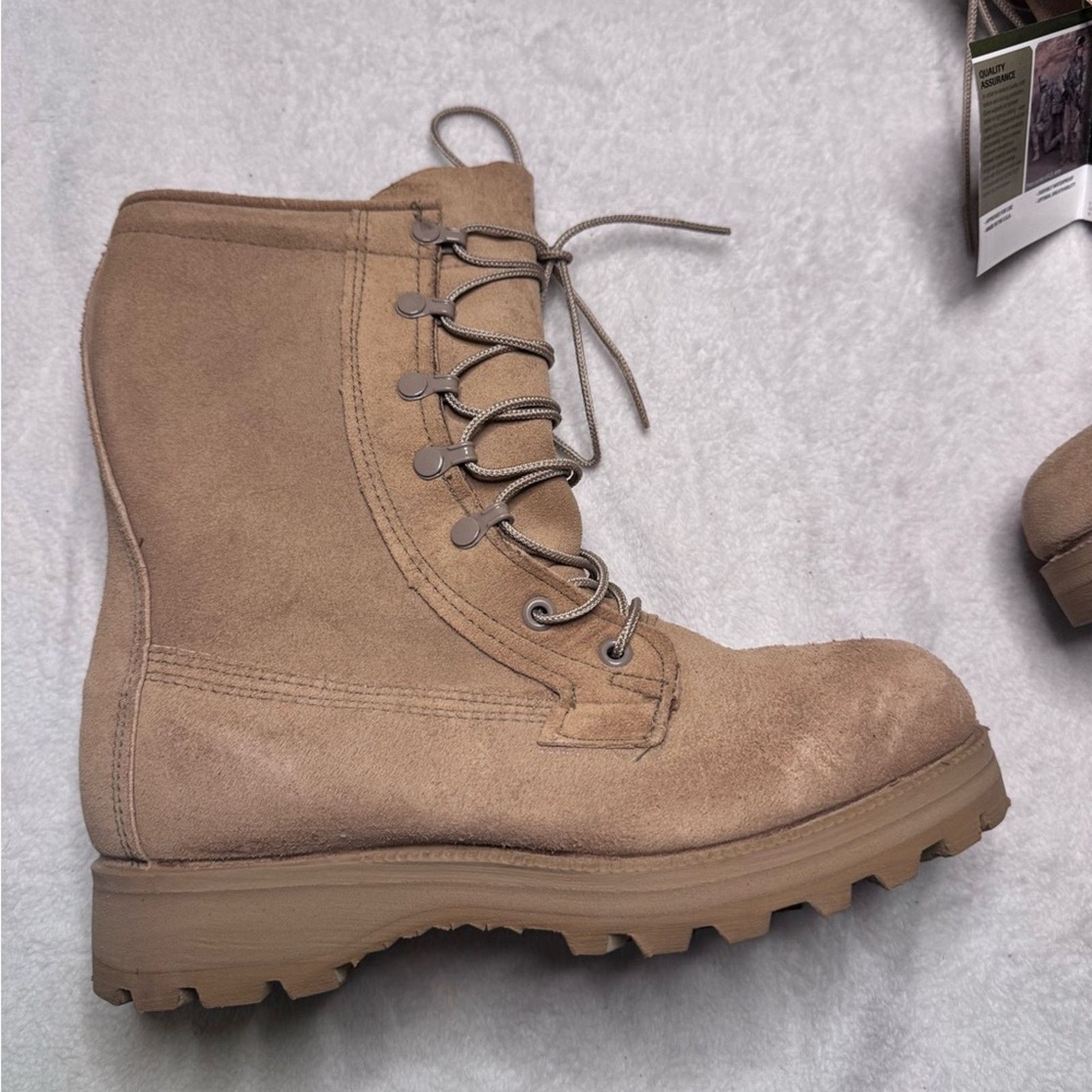 Goretex Belleville Sand Tan Cold Weather Combat Boots 08-D-1043 5 W Size US 5 / IT 35 - 4 Thumbnail