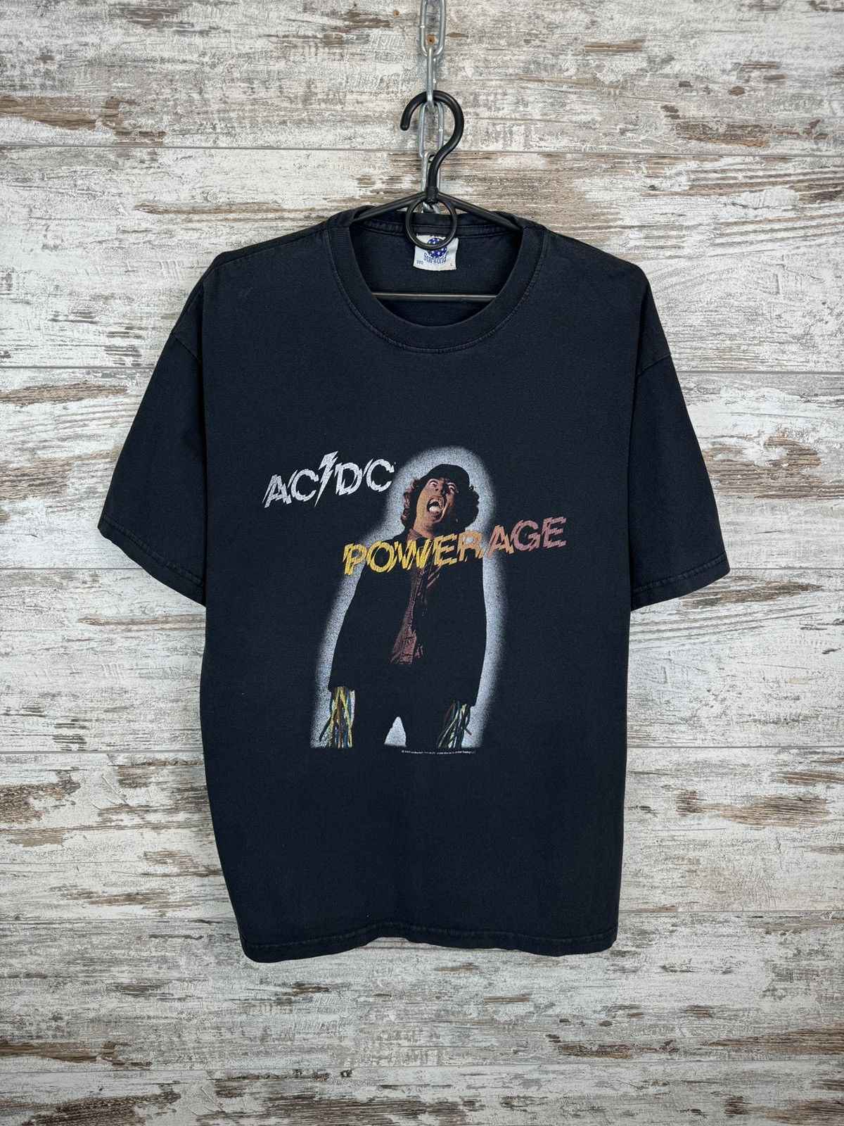 AC/DC Mens Vintage AC/DC T-shirt rock band tee powerage 2003 Size US L / EU 52-54 / 3 - 1 Thumbnail