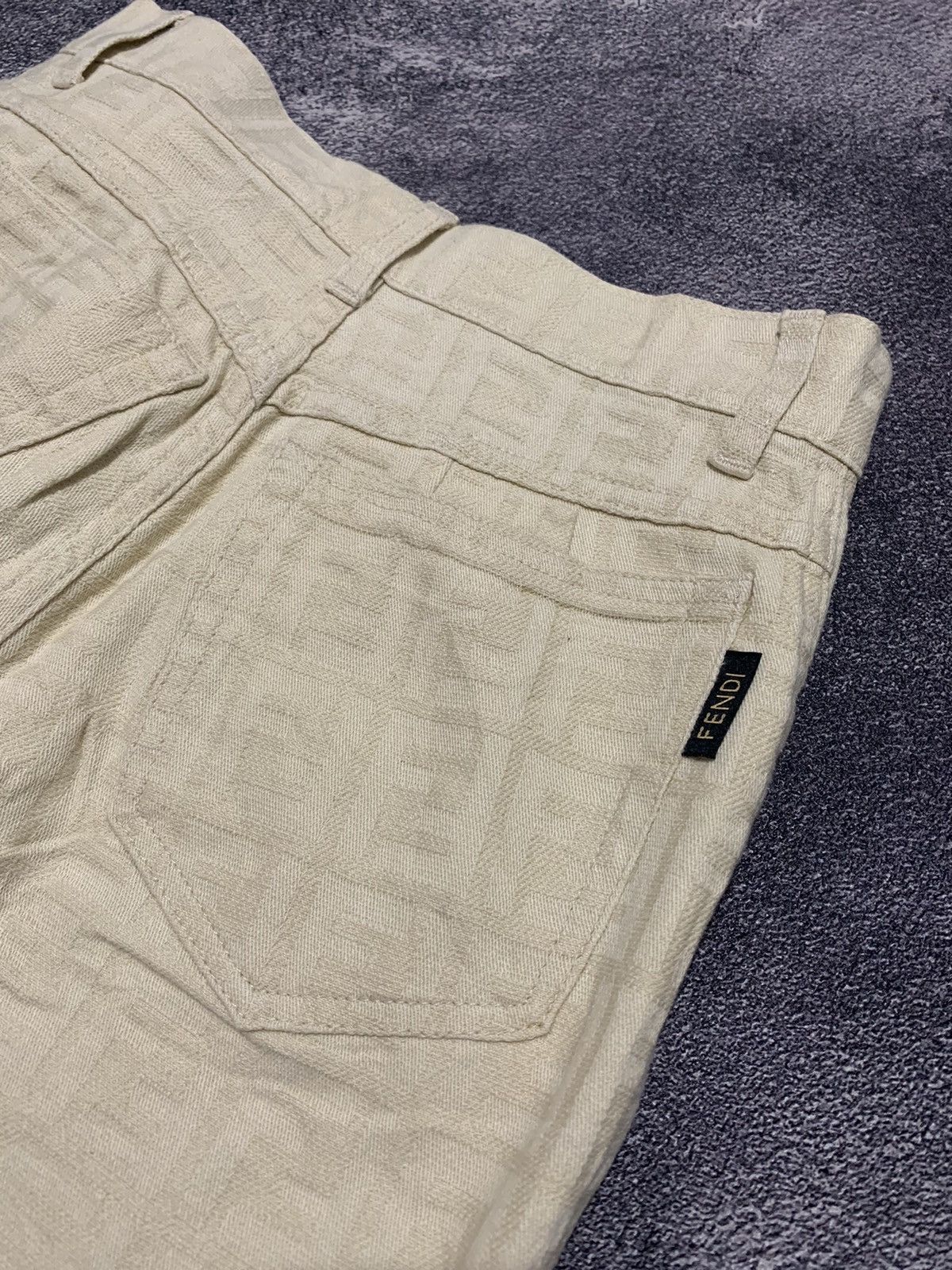 Fendi Fendi monogram FF vintage zucca pants jeans Size 28" / US 6 / IT 42 - 8 Thumbnail