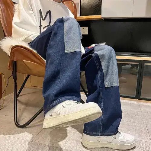 Japanese Brand × Vintage Wide Leg Autumn Jeans Size US 33 - 4 Thumbnail