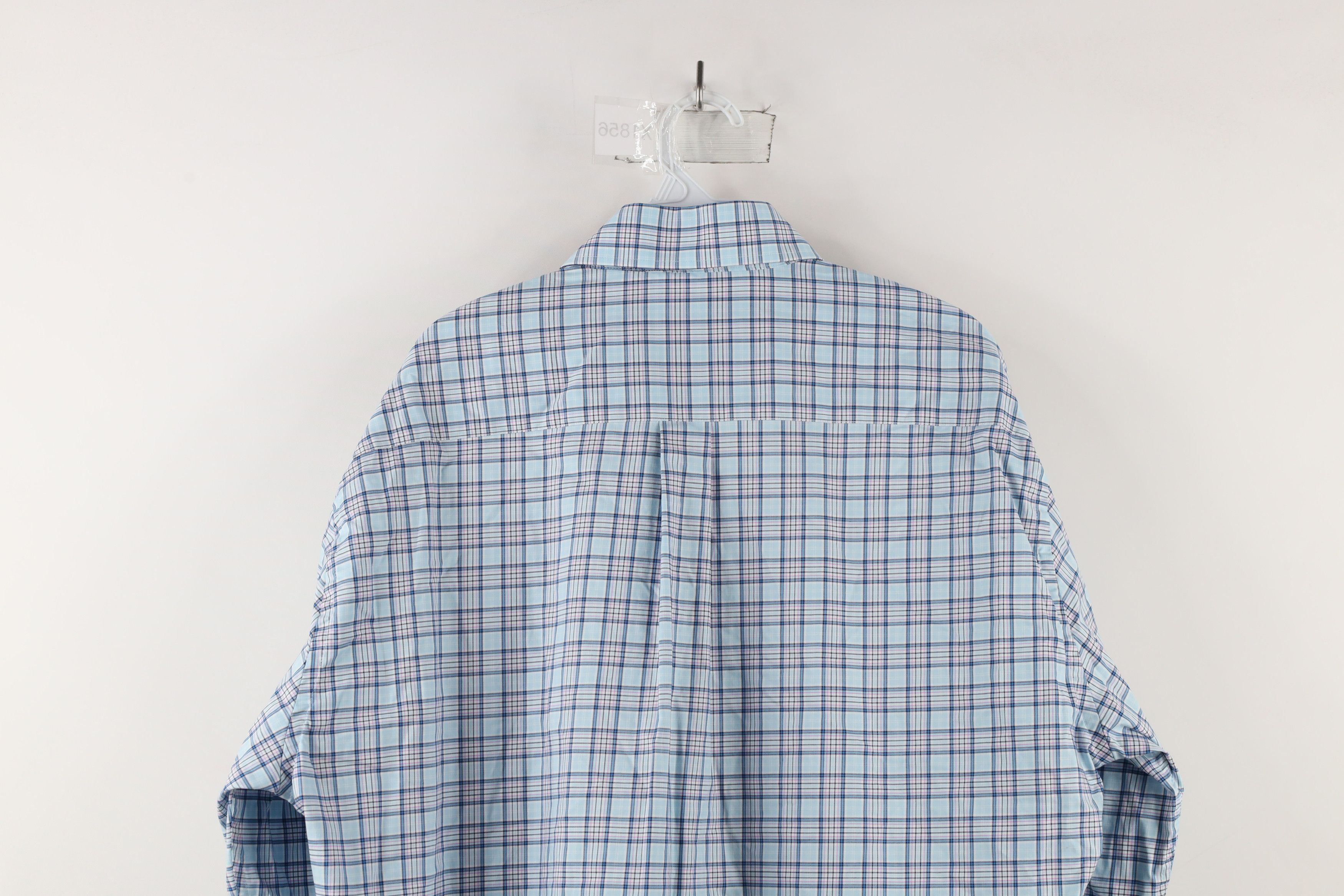 Peter Millar × Vintage Peter Millar Collared Long Sleeve Button Shirt Blue Plaid Size US XL / EU 56 / 4 - 8 Thumbnail