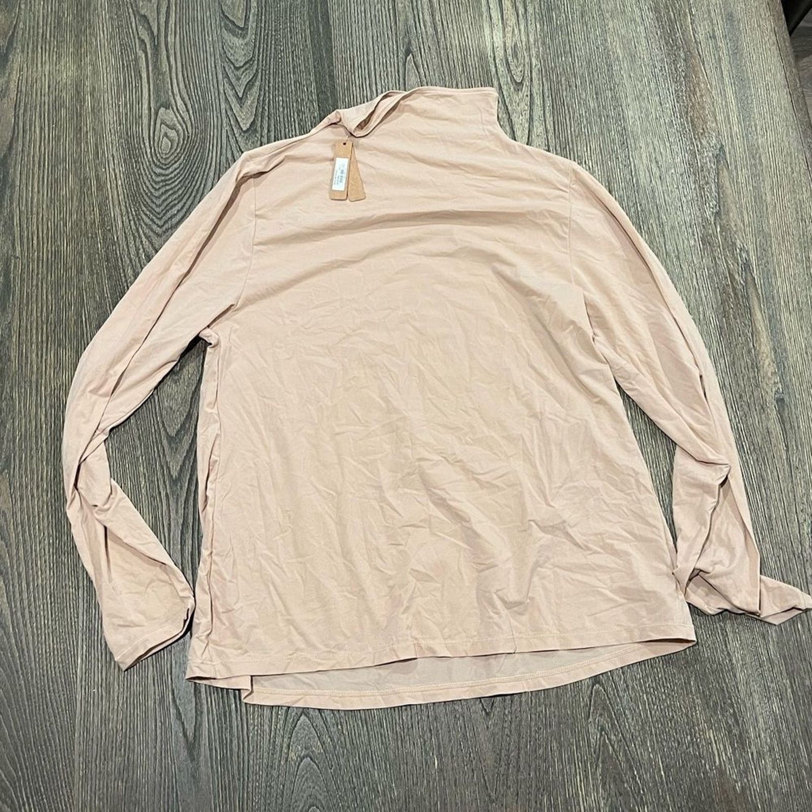 SKIMS NWT Skims Fits Everybody Turtleneck Top Long Sleeve 3X Size 3XL / US 20-22 - 4 Thumbnail