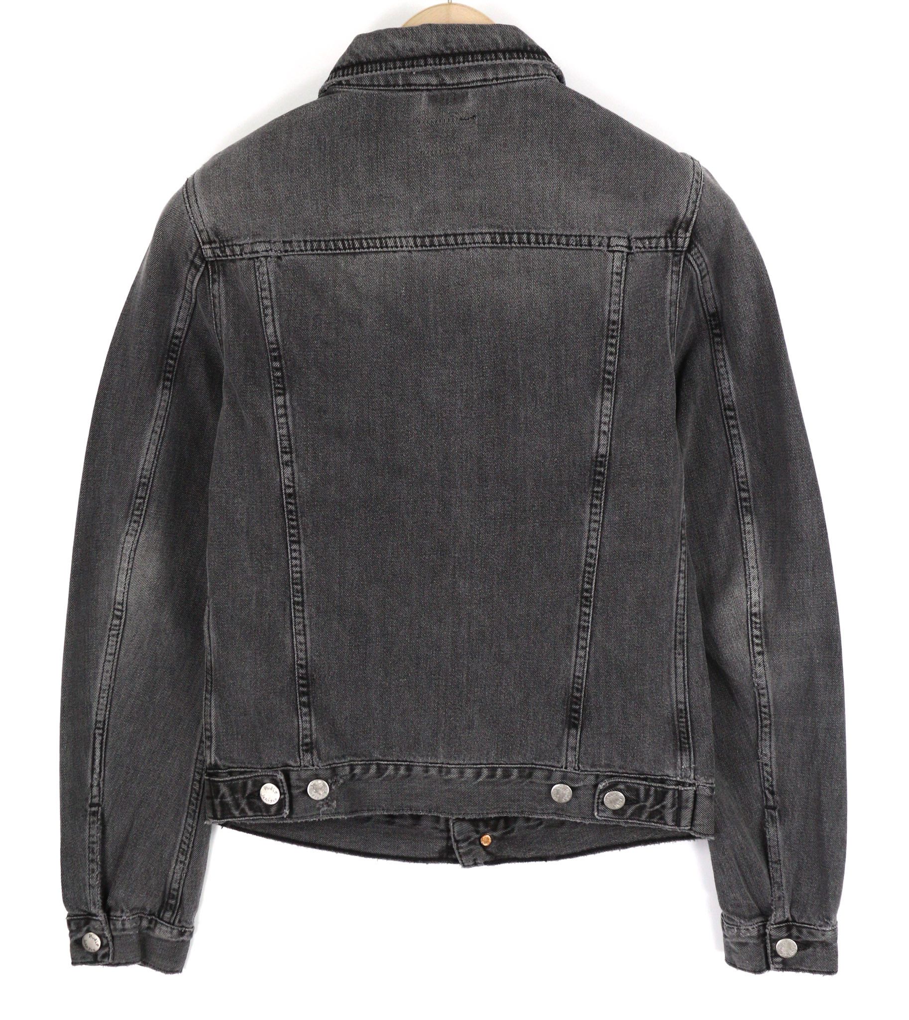 Nudie Jeans BILLY XS Desolation Grey Polo Neck Pockets Denim 82458 Size US XS / EU 42 / 0 - 2 Thumbnail