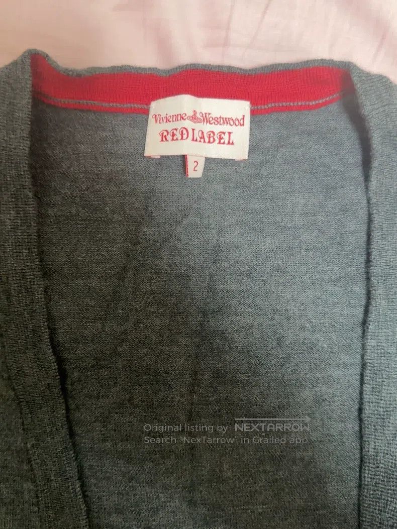 Vivienne Westwood Vivienne Westwood Vintage Dark Grey Wool Open Cardigan Size M / US 6-8 / IT 42-44 - 3 Thumbnail