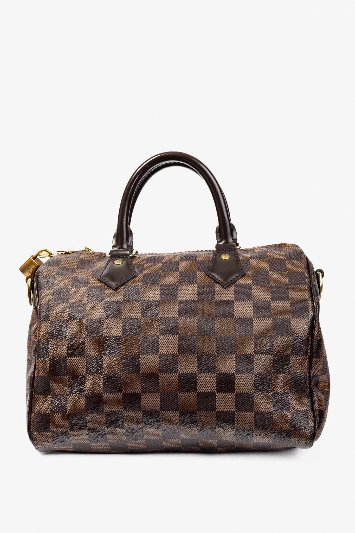 Louis Vuitton Louis Vuitton Speedy Bandouliere 25 Damier Ebene Canvas Bag Size ONE SIZE - 4 Thumbnail