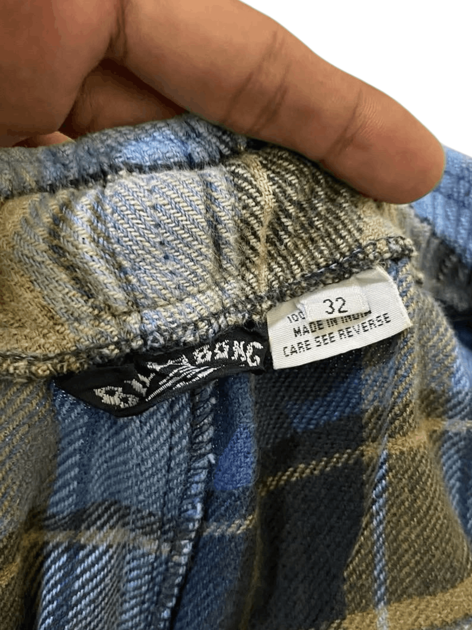 Billabong Vintage Billabong Plaid Relaxed Shorts Size US 32 / EU 48 - 4 Thumbnail