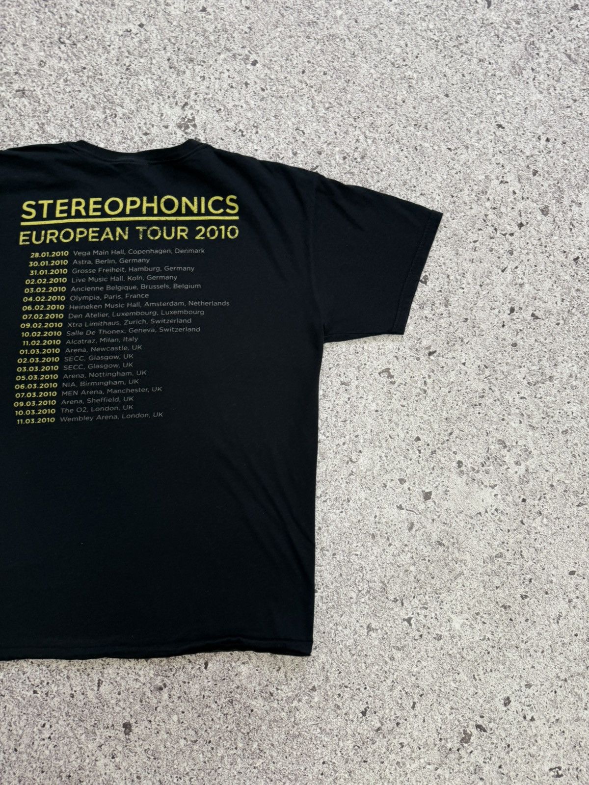 Band Tees × Vintage Vintage Stereophonics European Tour 2010 Rock Band T-Shirt Size US L / EU 52-54 / 3 - 8 Thumbnail