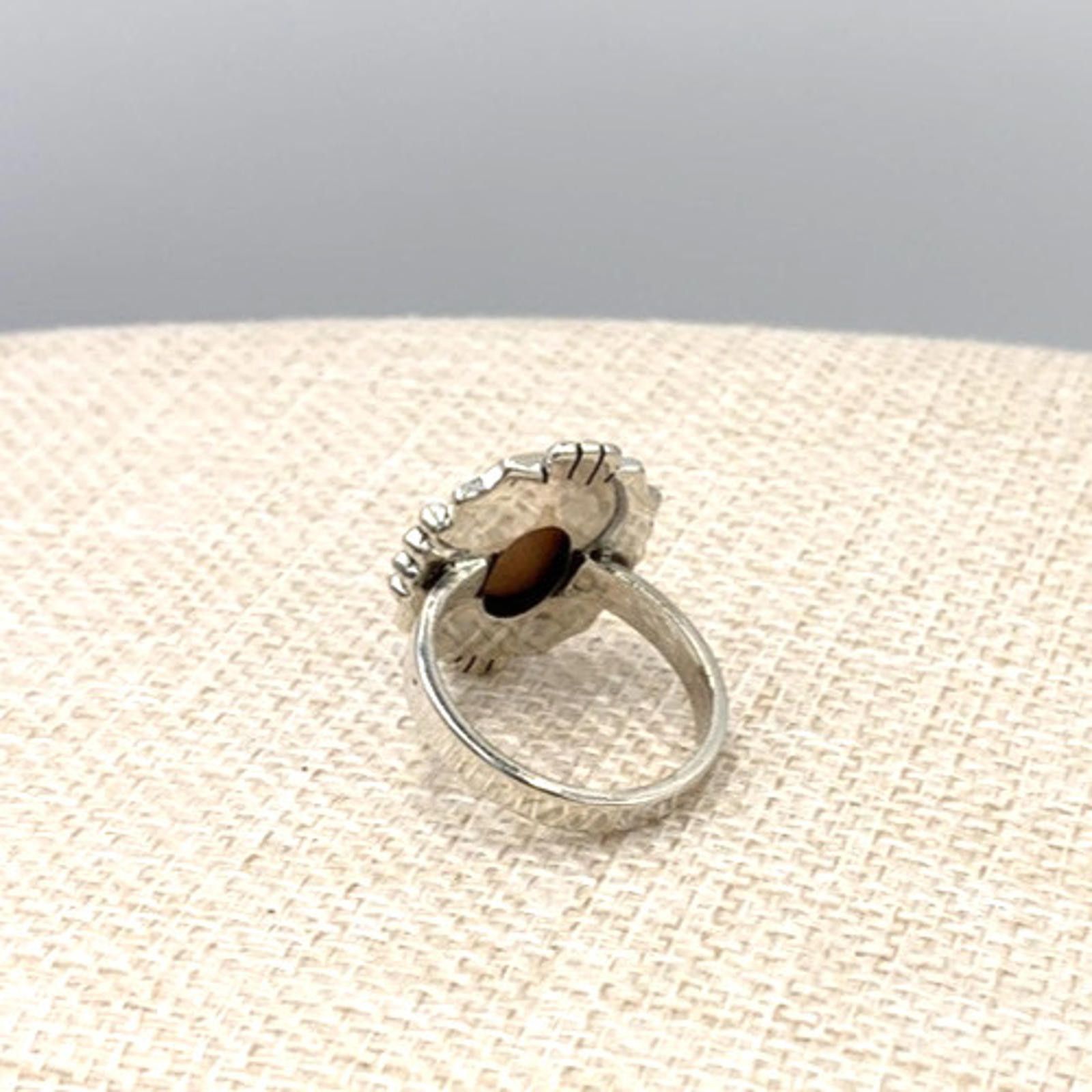 Other NOS Native Spiny Oyster Turquoise Sterling Silver Ring Size ONE SIZE - 5 Thumbnail