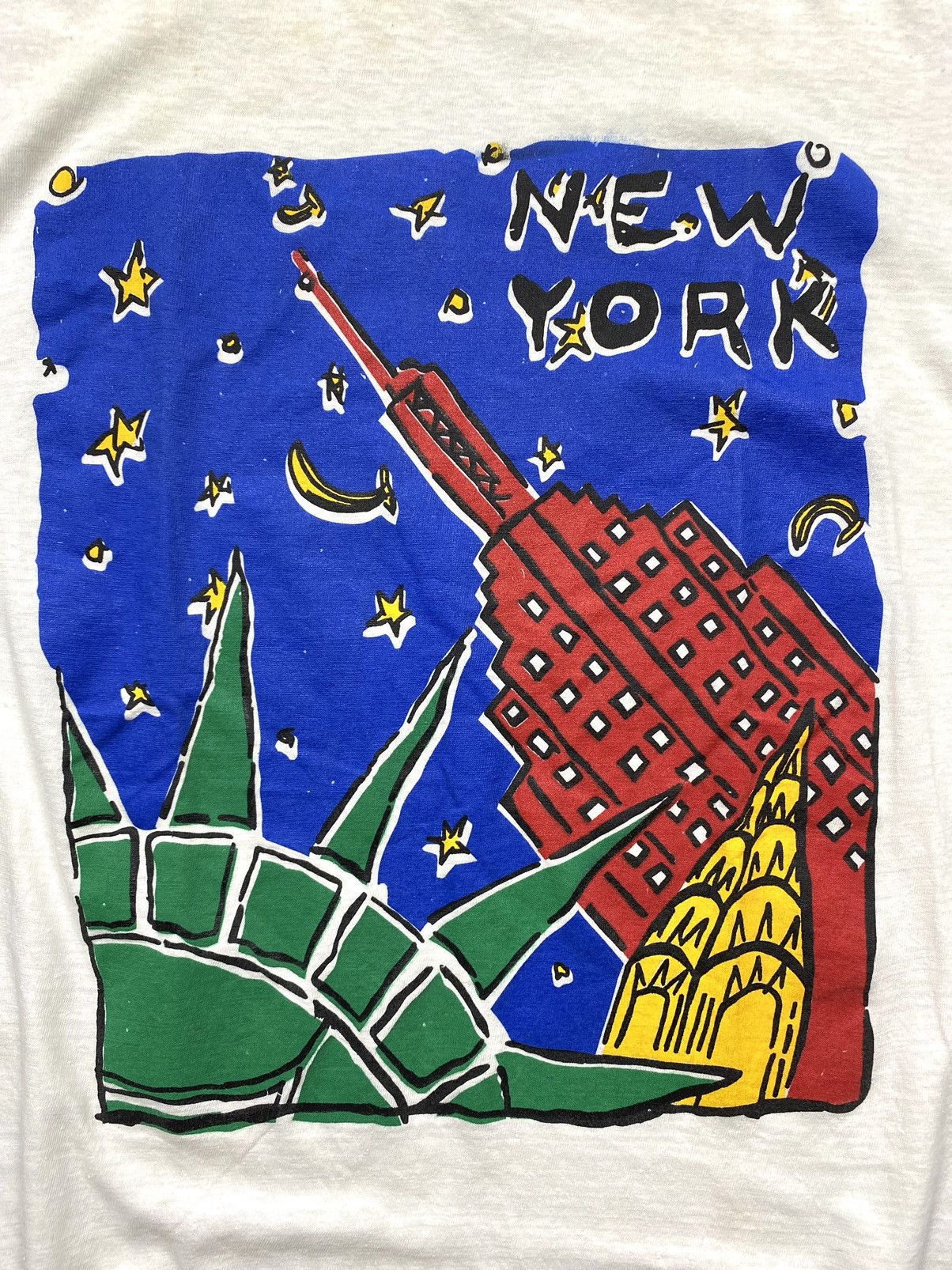 Band Tees Rare! Vintage 1990’s New York Art T Shirt Hype Size US M / EU 48-50 / 2 - 5 Thumbnail