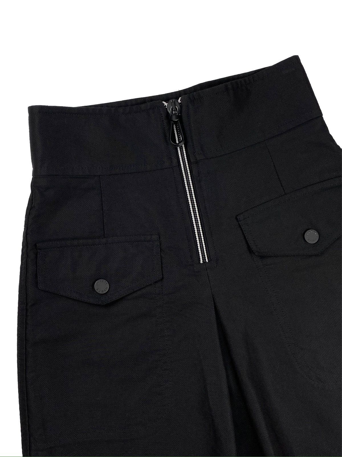 Sandro SANDRO PARIS WOMEN BLACK A-LINE SKIRT BLACK ZIP SIZE S Size 27" / US 4 / IT 40 - 8 Thumbnail