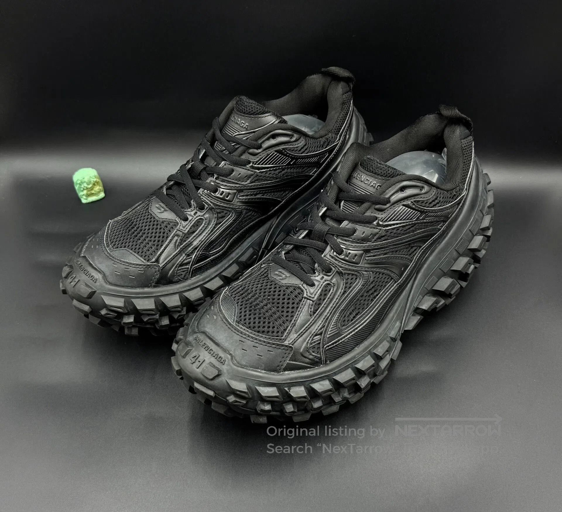 Balenciaga Balenciaga Black Defender Sneaker DSWT Sz.44 | Grailed