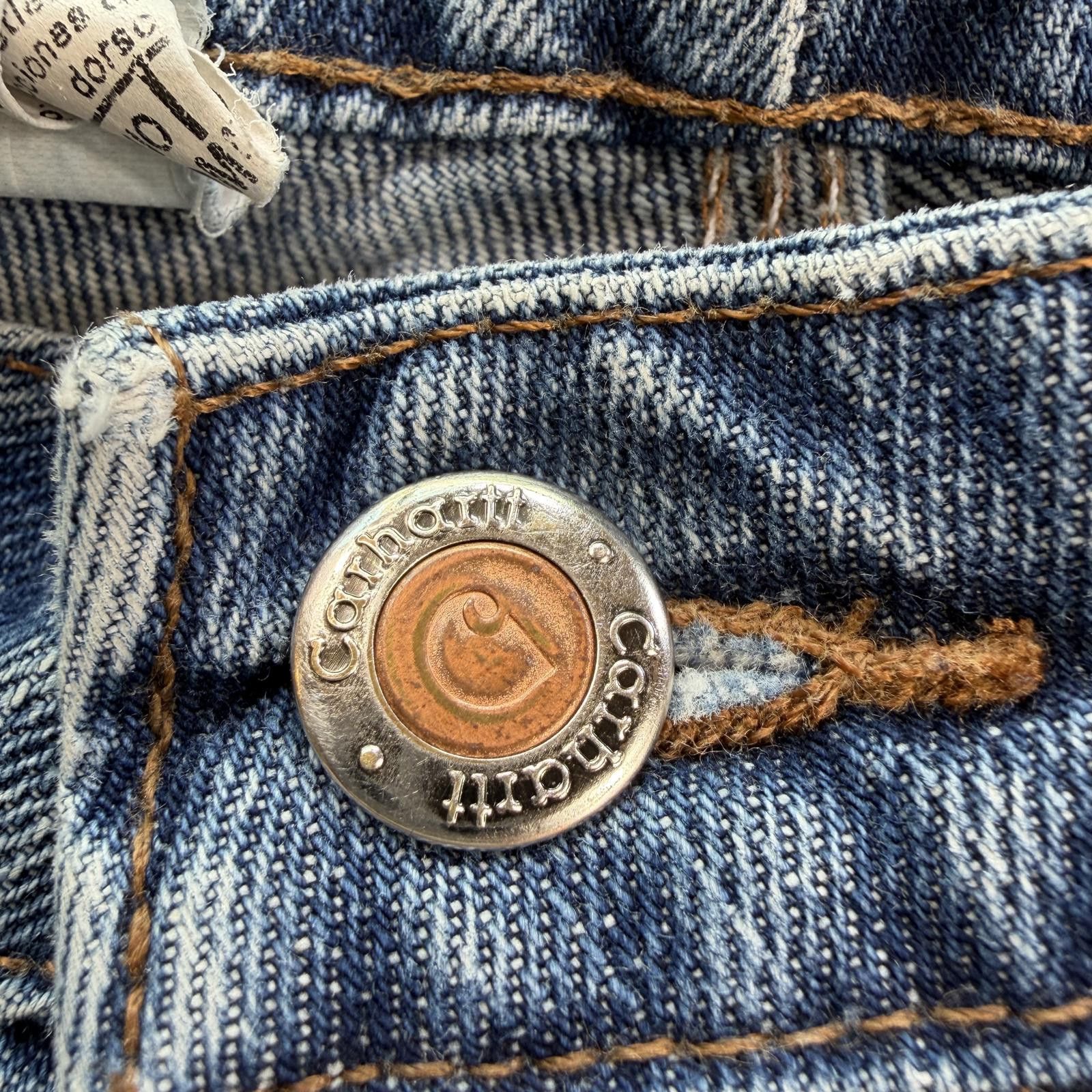 Carhartt Vintage Carhartt Carpenter Jeans Womens 2x32 Y2K Faded Work Size 26" / US 2 / IT 38 - 6 Thumbnail