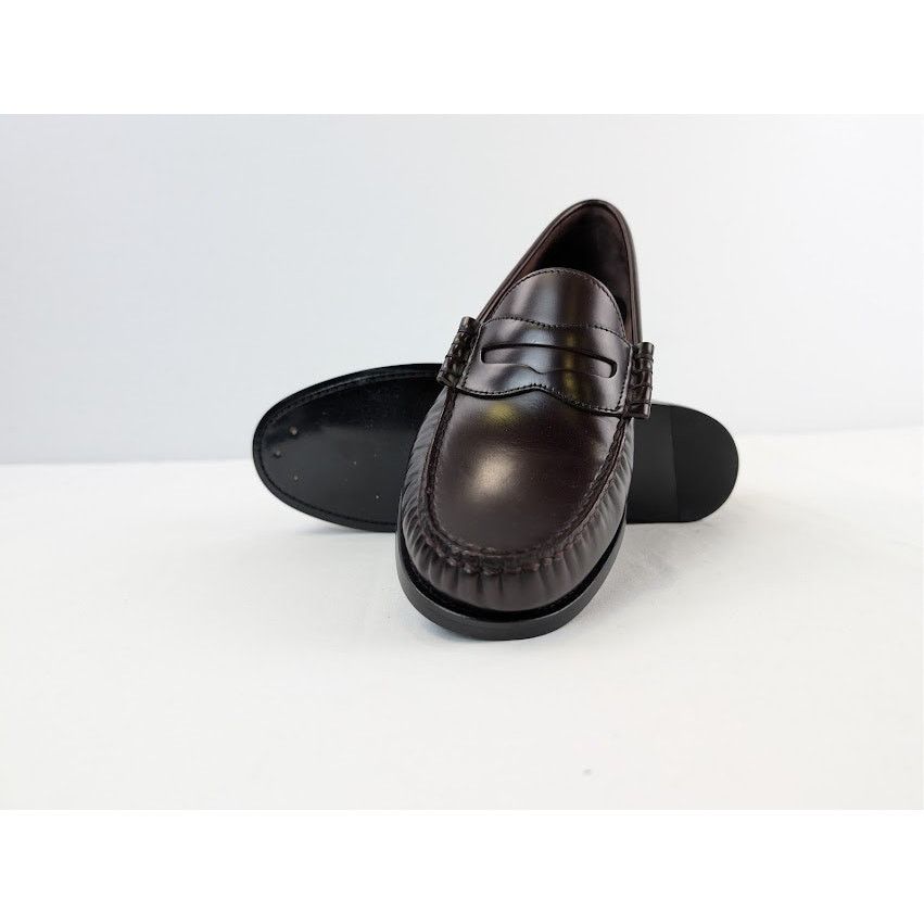 Celine o1rshd1 Luco Polished Calfskin Loafer Boots in Burgundy 40 Size US 7 / EU 40 - 13 Thumbnail
