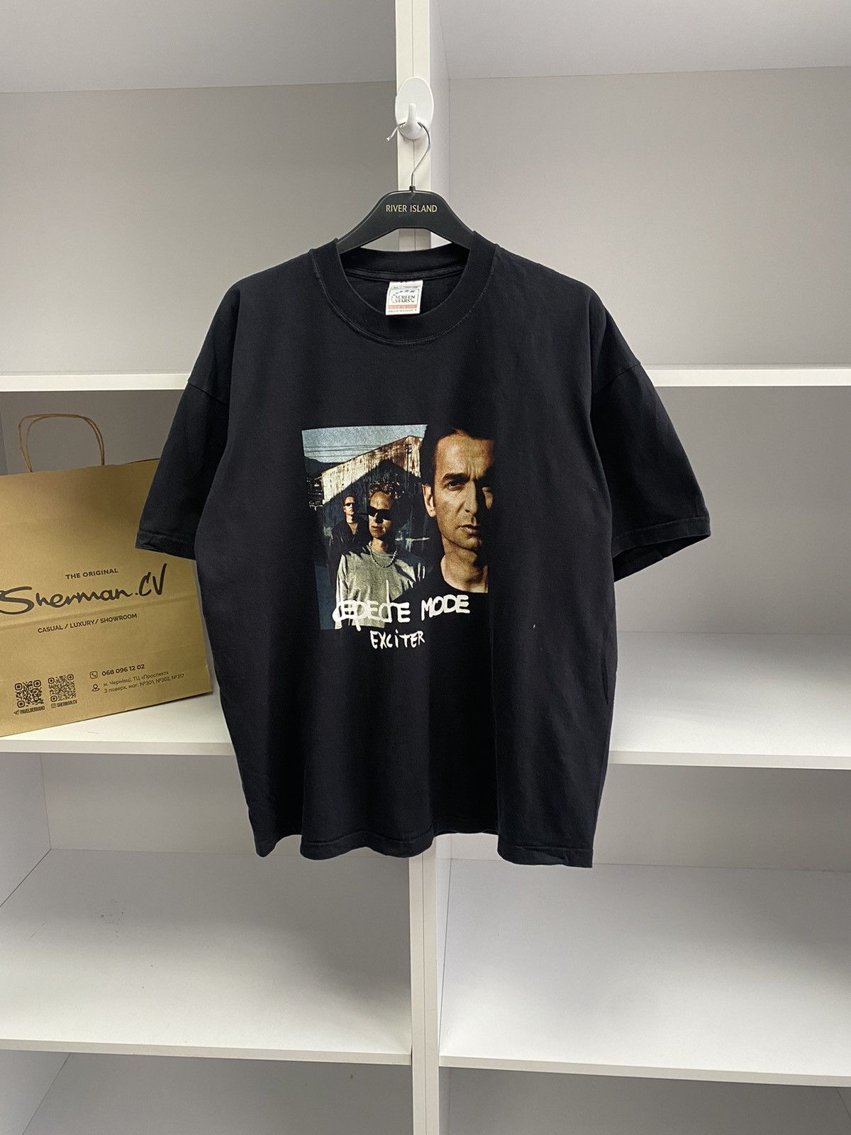 Band Tees × Vintage Vintage 2001 Depeche Mode Exciter Tour Tee Size US XL / EU 56 / 4 - 3 Thumbnail
