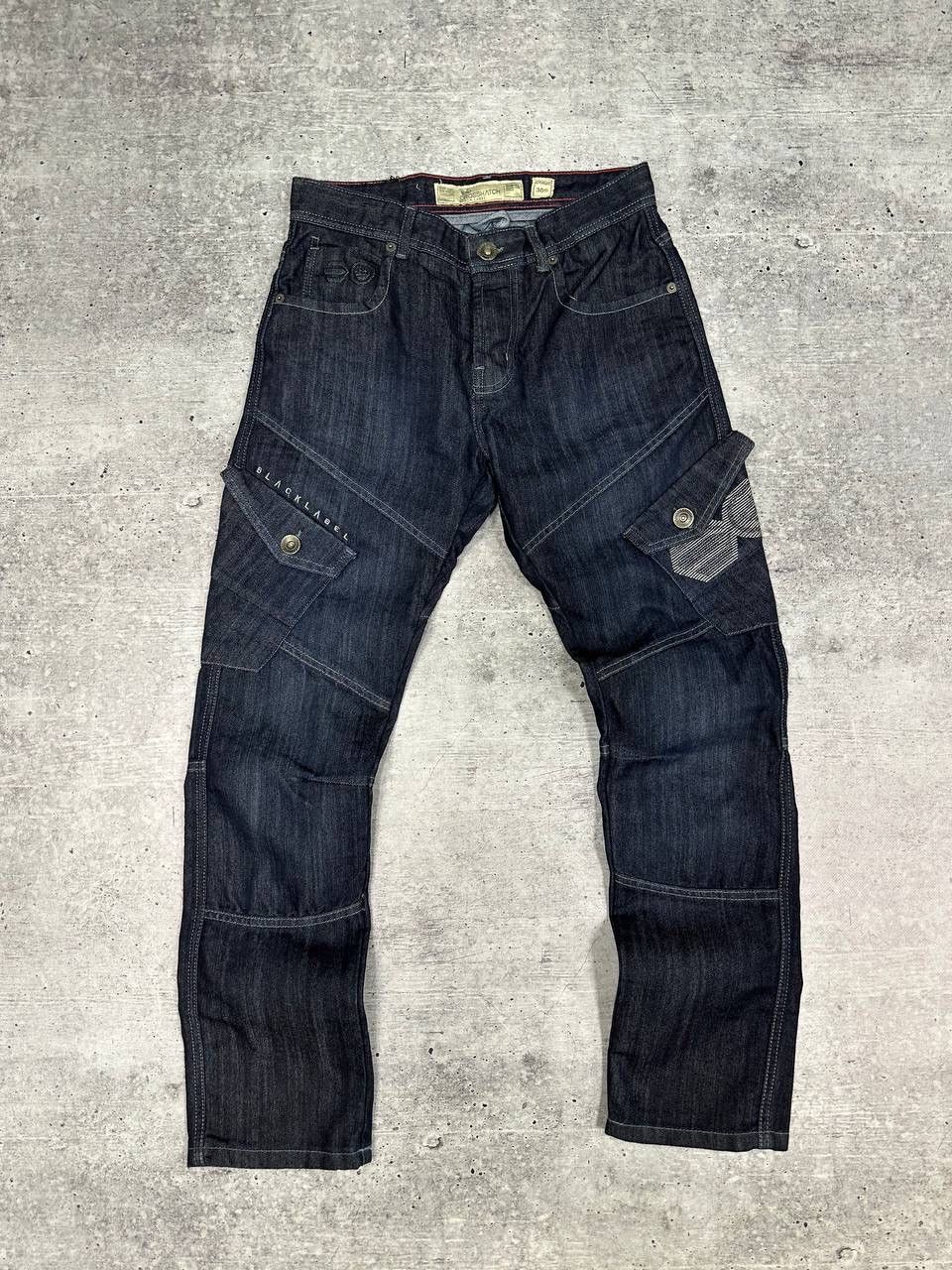 Japanese Brand × Vintage Vintage Denim Cross Hatch Cargo Japanese Pants Size US 30 / EU 46 - 7 Thumbnail
