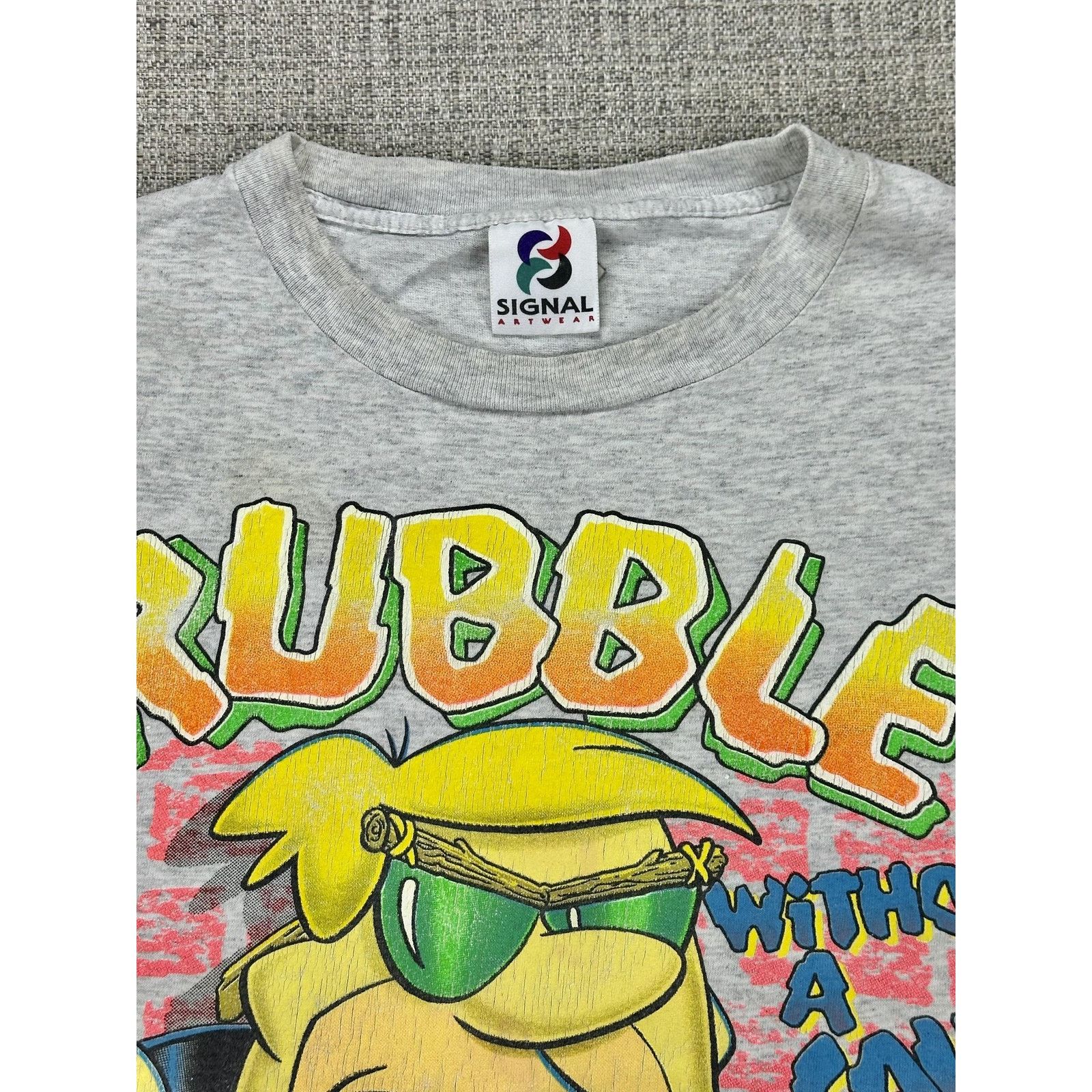 Other Flintstones Barney Rubble Shirt XL Without a Cause 90s USA Size US XL / EU 56 / 4 - 9 Thumbnail