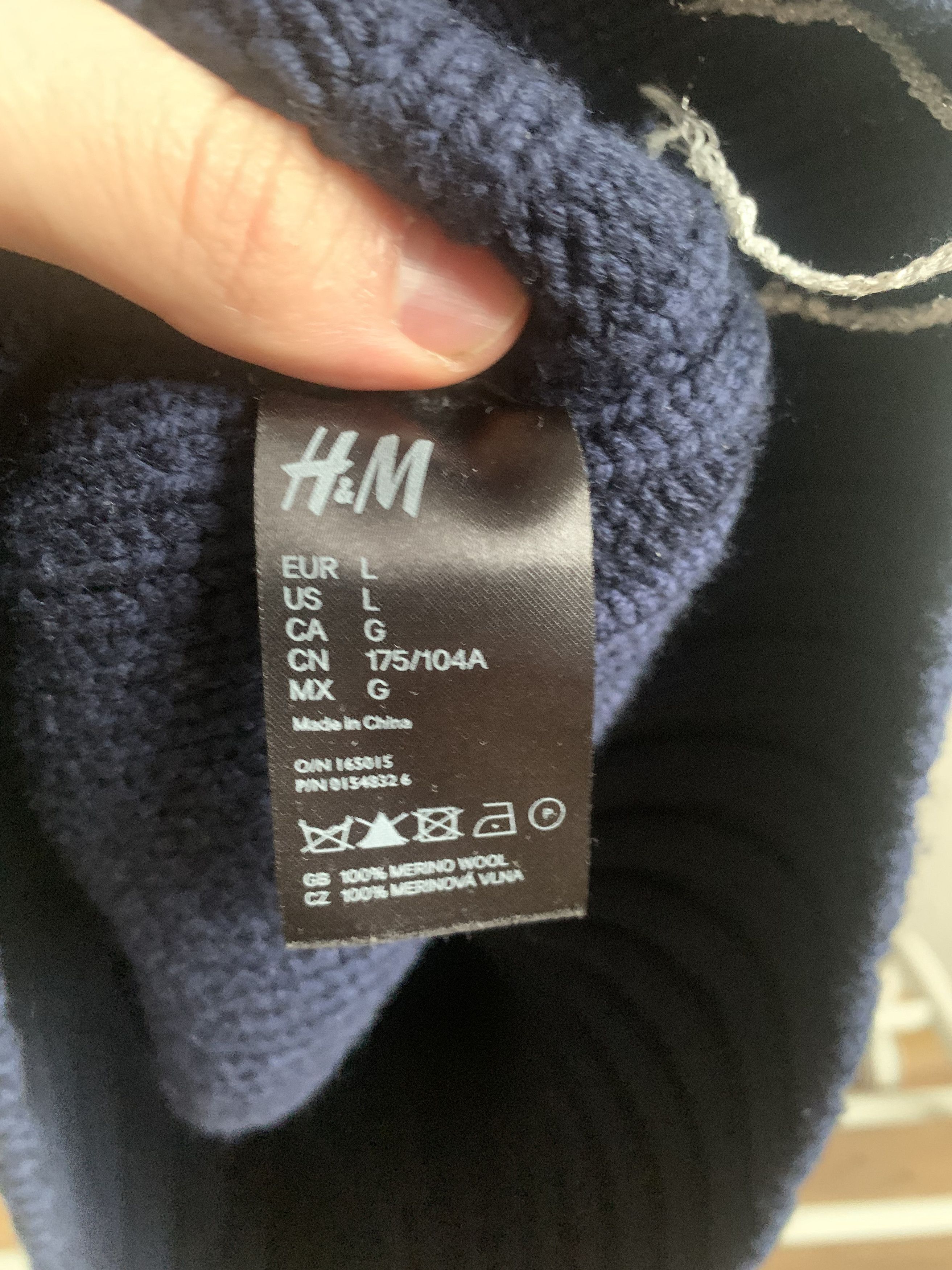 H&M × Maison Margiela Maison Margiela H&M Navy Merino Wool Darted Sweater Dress Size L / US 10 / IT 46 - 4 Thumbnail