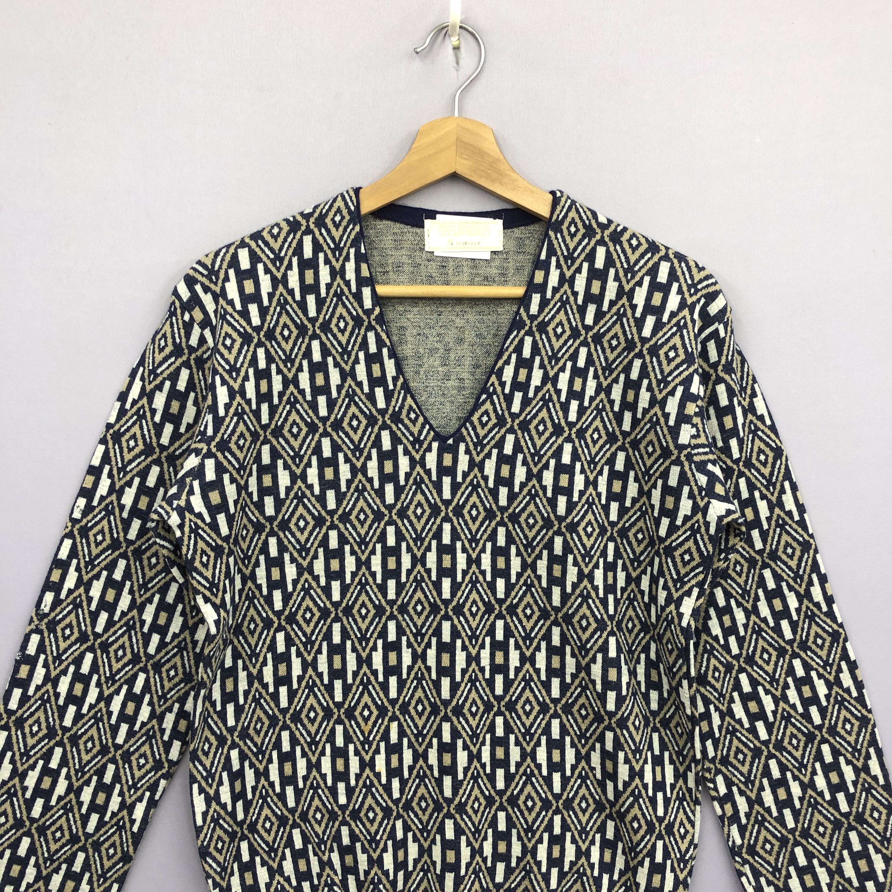 Aran Isles Knitwear Vintage Psychedelic Pattern Knit Sweater Sweatshirt Jumper Size US S / EU 44-46 / 1 - 2 Thumbnail