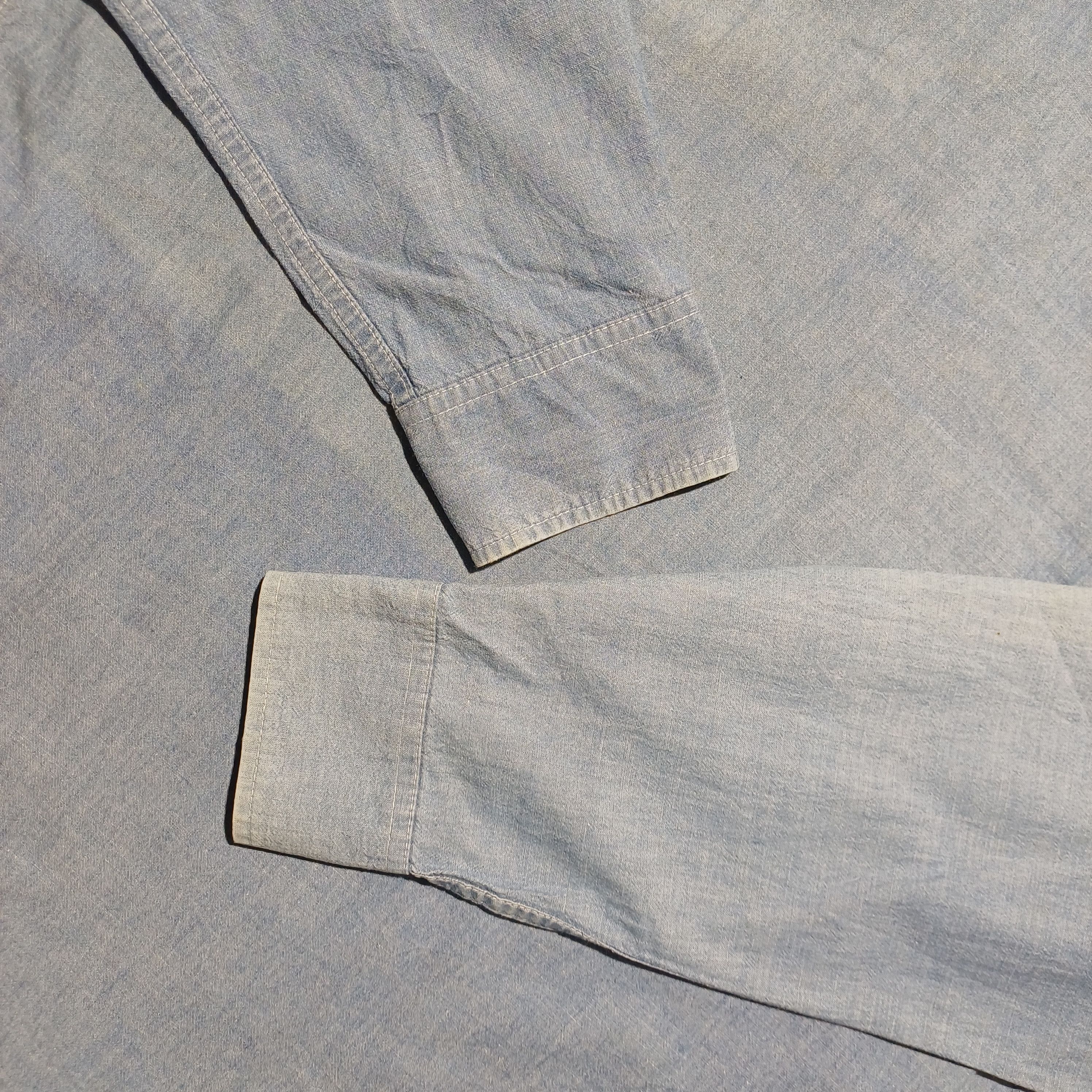 Edwin Orange Tab Chambray Shirt Japan by Edwin 503 Size US L / EU 52-54 / 3 - 6 Thumbnail
