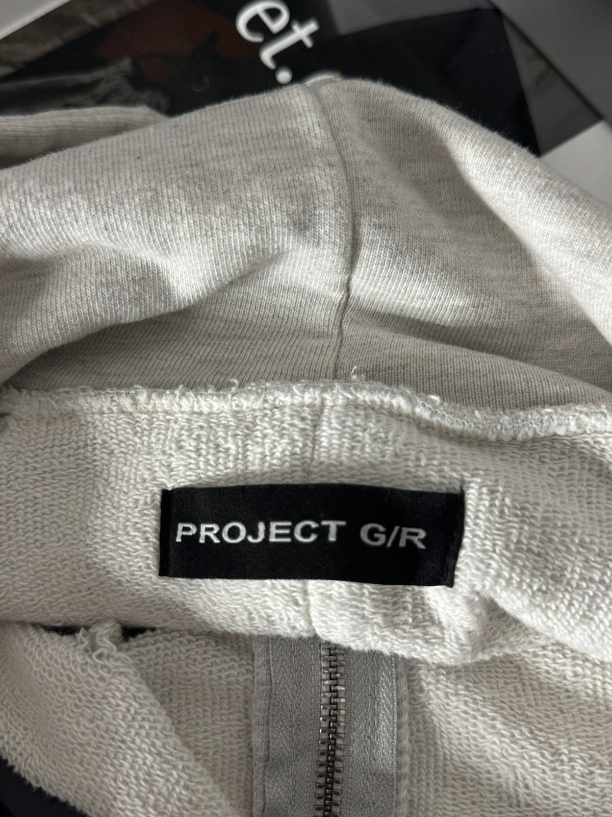 PROJECT G/R ✅ Project G/R Army Washed Grey Zip Hoodie Dirty Distressed 1 Size US M / EU 48-50 / 2 - 7 Thumbnail