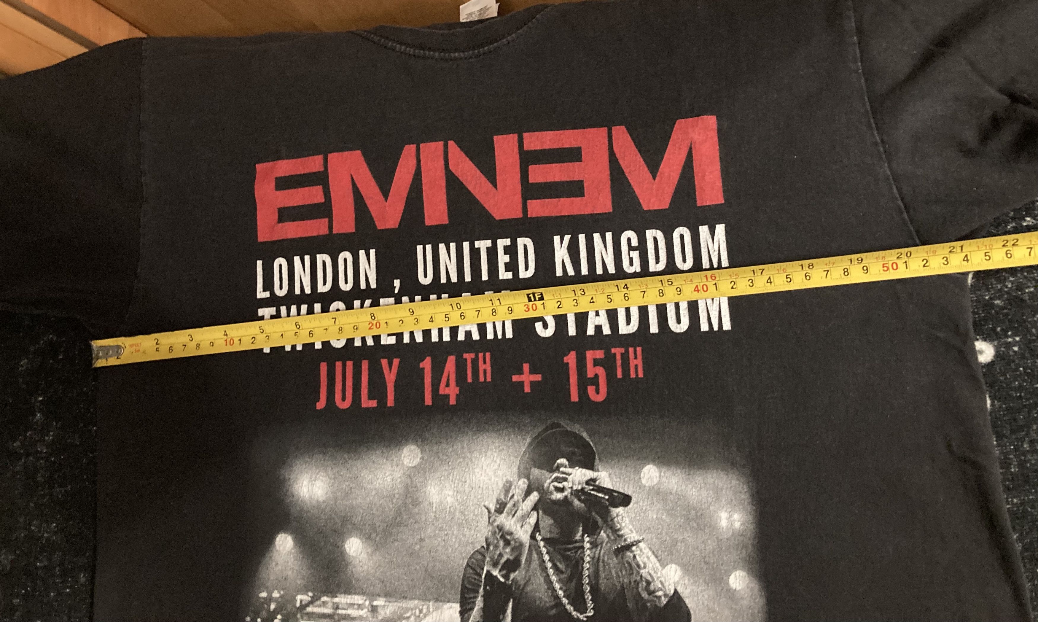 Band Tees × Eminem × Vintage vintage Eminem UK tour t shirt 2014 Size US L / EU 52-54 / 3 - 7 Thumbnail