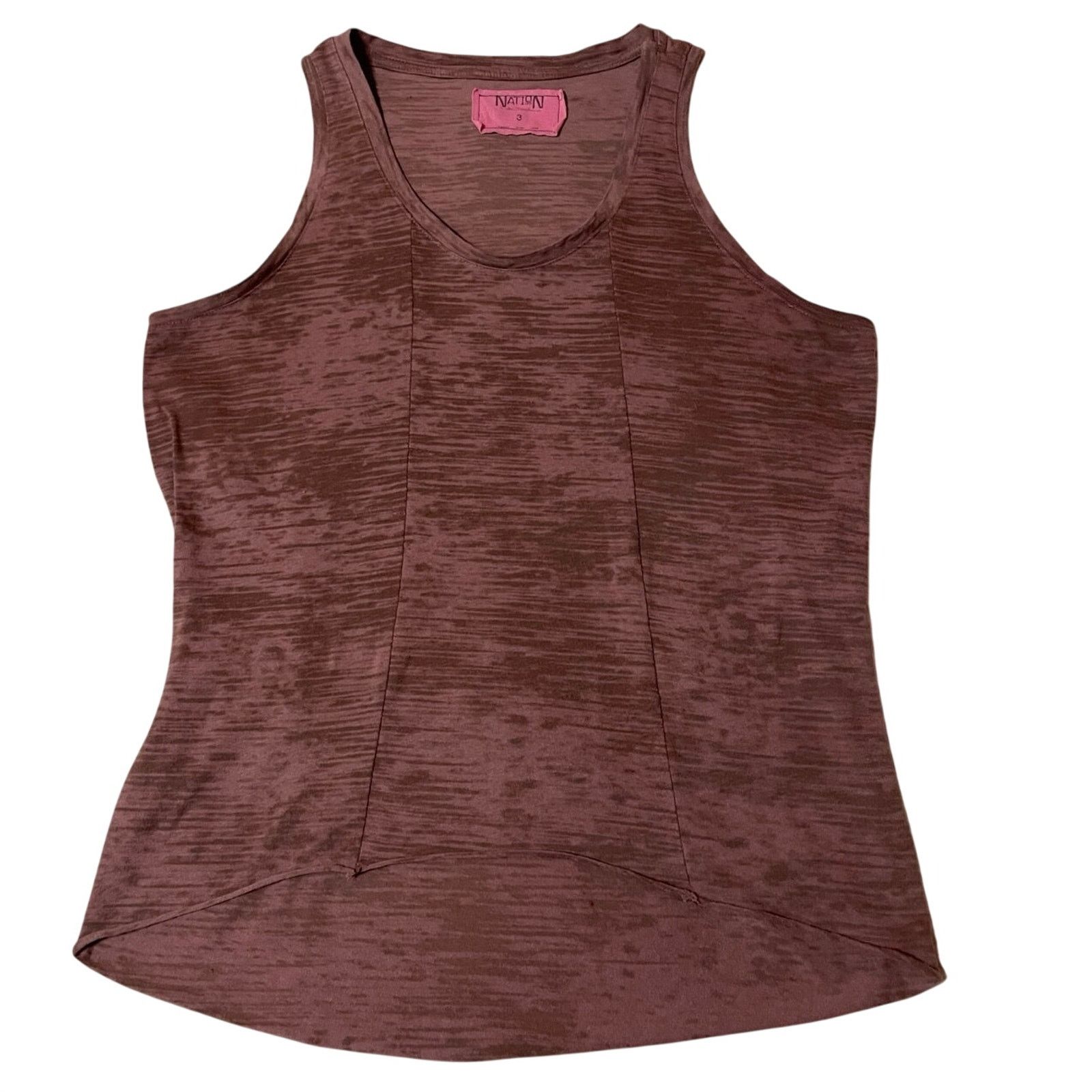 Nation LTD Nation LTD Purple Racerback Scoop Neck Classic Tank 3 Large Size L / US 10 / IT 46 - 1 Thumbnail