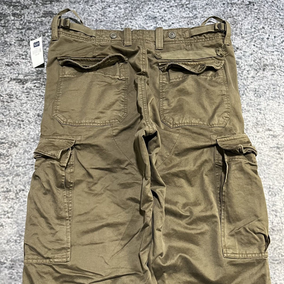 Gap VINTAGE Y2K GAP BAGGY WIDE LEG GRUNGE SKATER CARGO PANTS NEW Size US 36 / EU 52 - 3 Thumbnail
