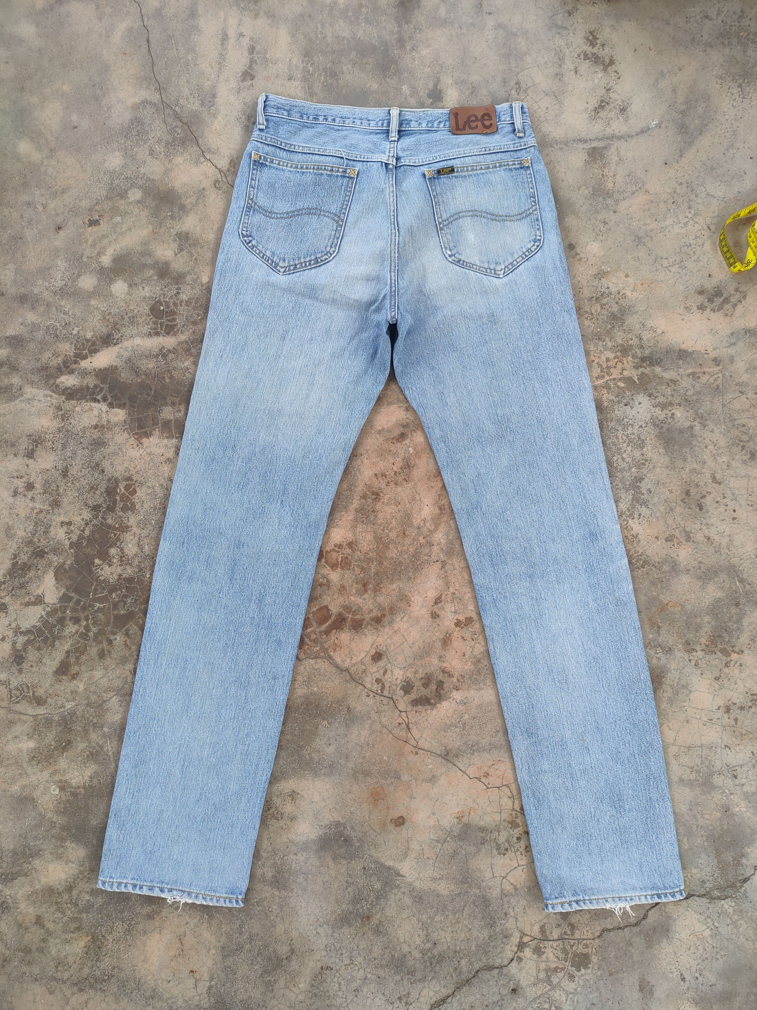 Lee W34 VINTAGE LEE RIDERS FADED RIPPED JEANS DENIM PANTS Size US 34 / EU 50 - 10 Thumbnail