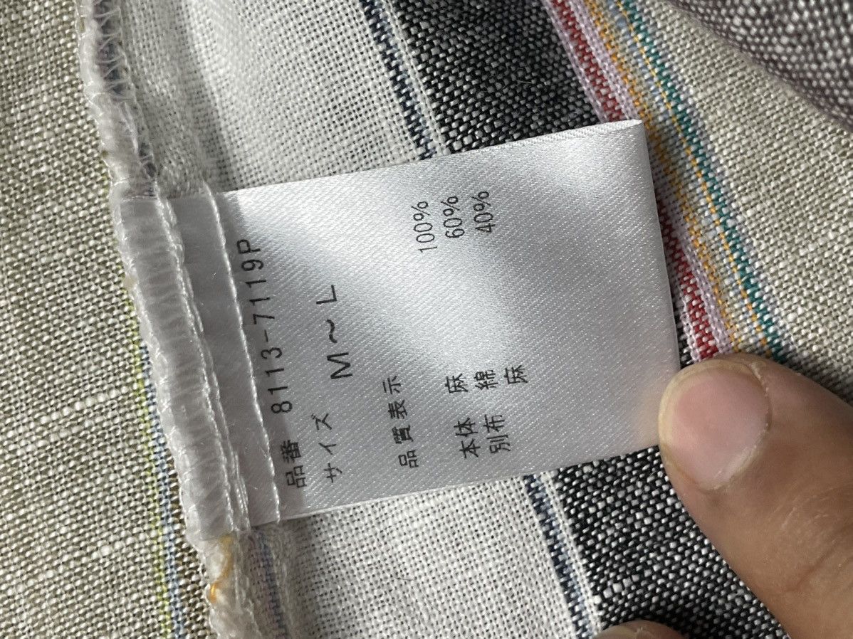 Japanese Brand × Vintage ANGELINA FROM AMU Brand Striped Long Outerwear (114) Size M / US 6-8 / IT 42-44 - 8 Thumbnail