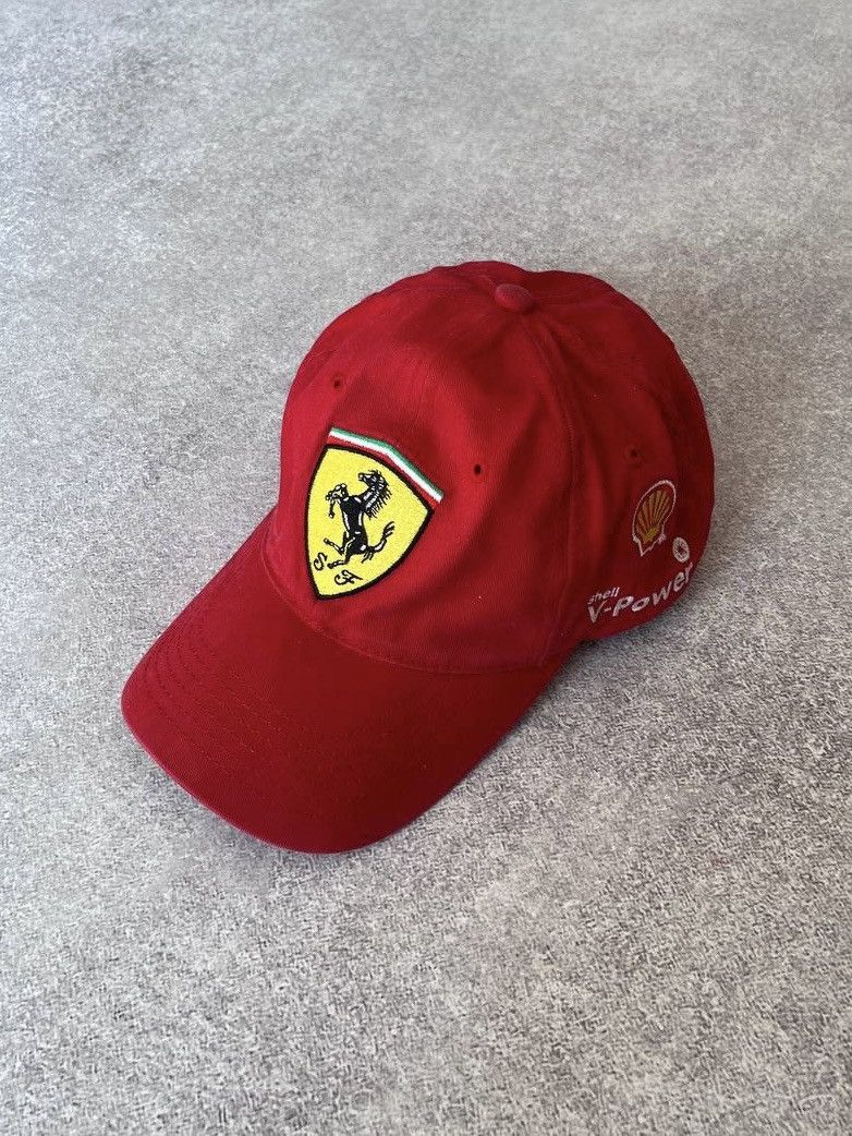 Ferrari × Vintage Vintage Ferarri Official Product F-1 Racing Cap Os Size ONE SIZE - 1 Thumbnail