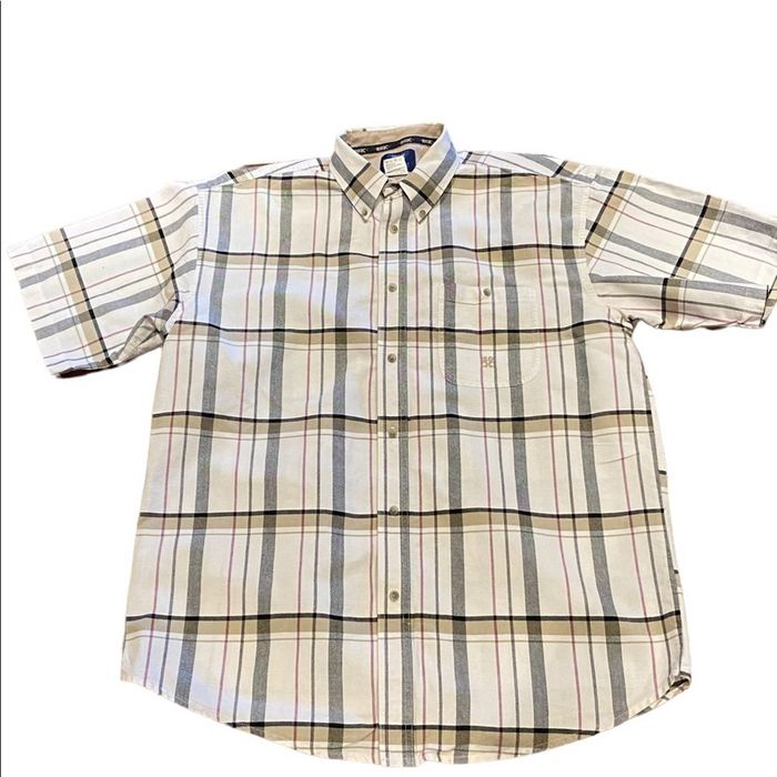 Wrangler Wrangler 20X XL short sleeve Oxford cloth button down shirt ...