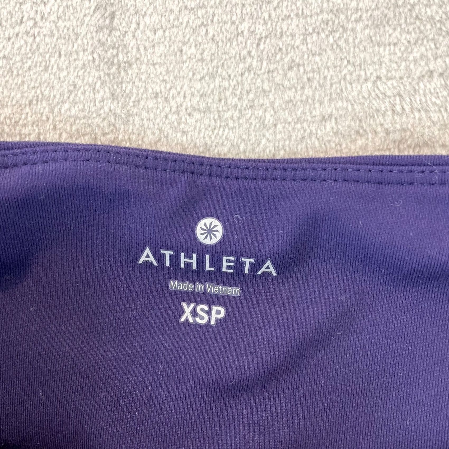 Athleta Athleta Revelation Flare Pants Women XSP Petite Purple Yoga Athleisure Active Size 42" / US 20 - 2 Thumbnail