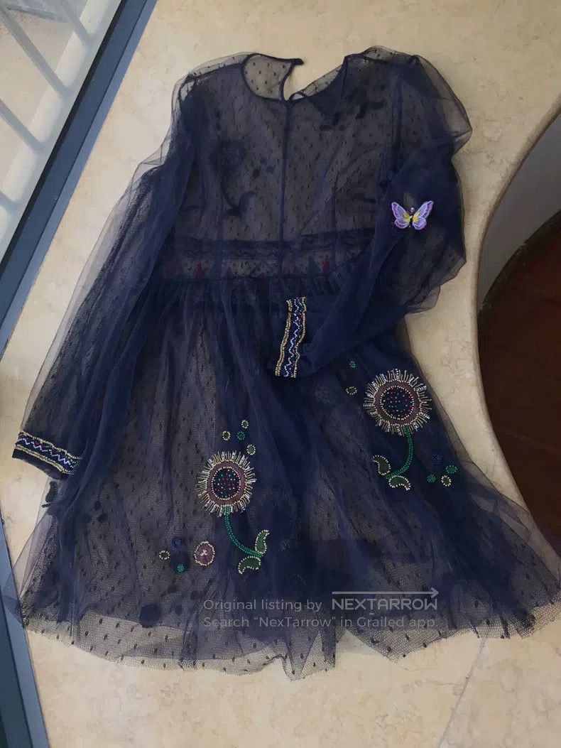 Valentino Valentino Genuine embroidered studded beaded lace skirt Size S / US 4 / IT 40 - 3 Thumbnail