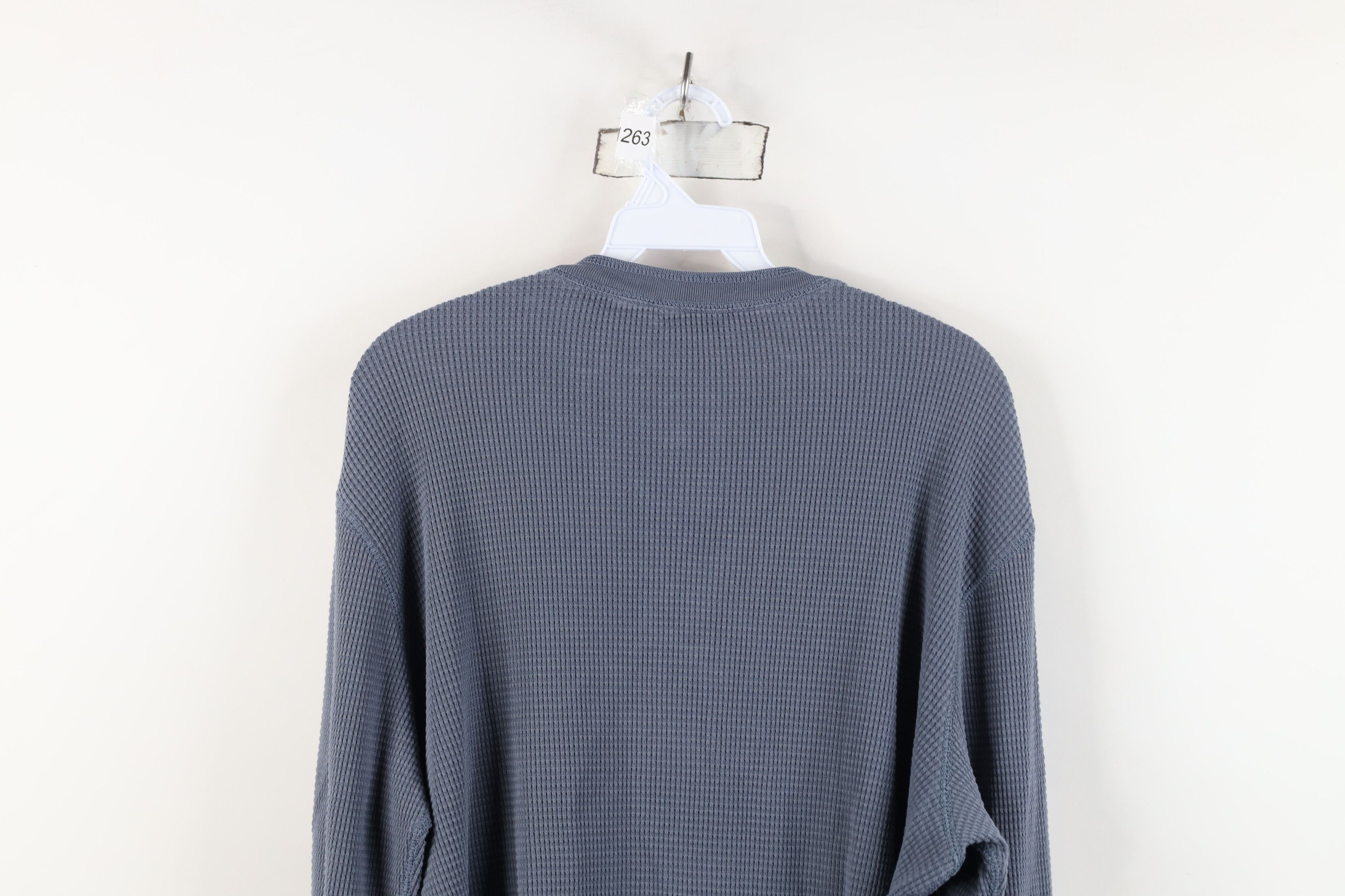Eddie Bauer Vintage Y2K Eddie Bauer Thermal Waffle Knit Henley T-Shirt Size US L / EU 52-54 / 3 - 12 Thumbnail