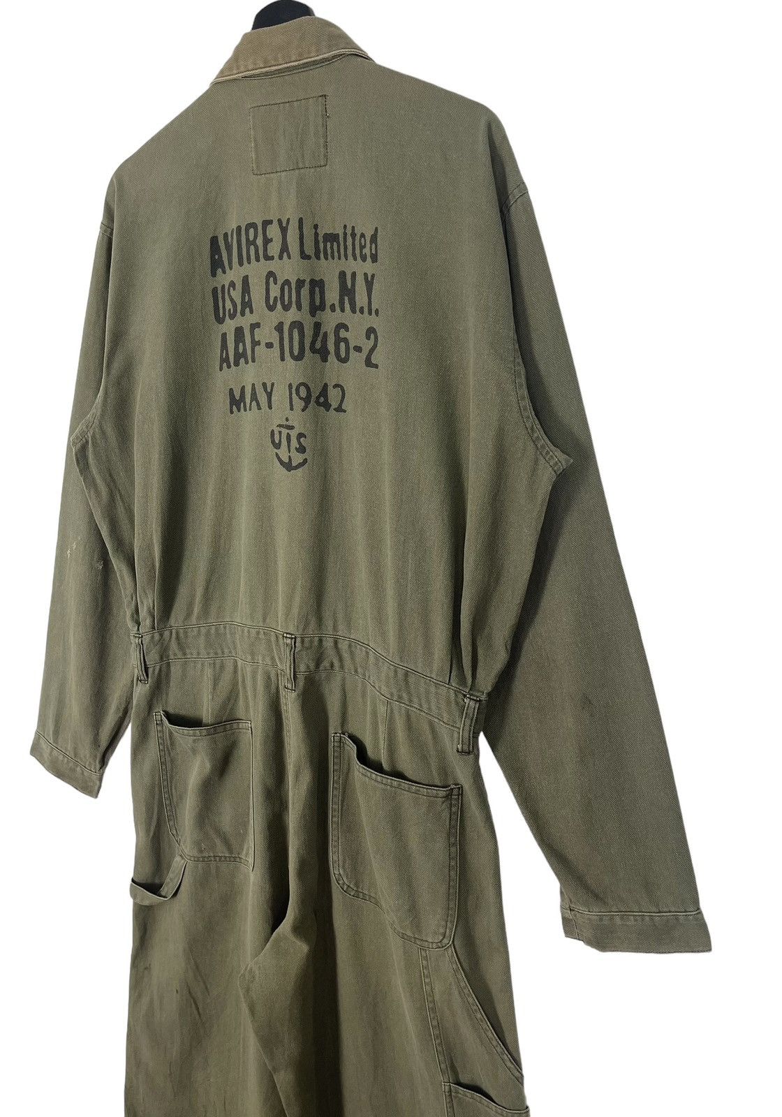 Avirex Very Rare 90s Vintage Avirex Herringbone Flight Coverall Size US 34 / EU 50 - 4 Thumbnail