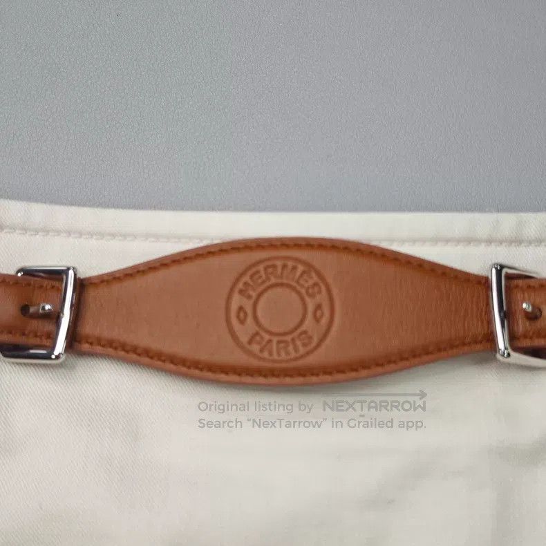 Hermes Hermes Beige Waist Buckle Short Skirt Size 24" / US 00 / IT 34 - 8 Thumbnail