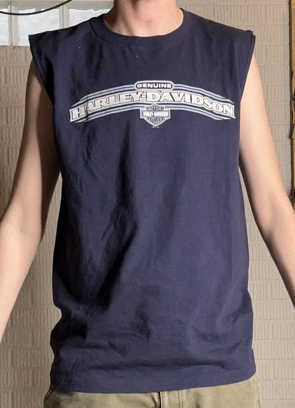 Harley Davidson Vintage Harley Davidson Made In USA Tank Top Size US L / EU 52-54 / 3 - 1 Thumbnail