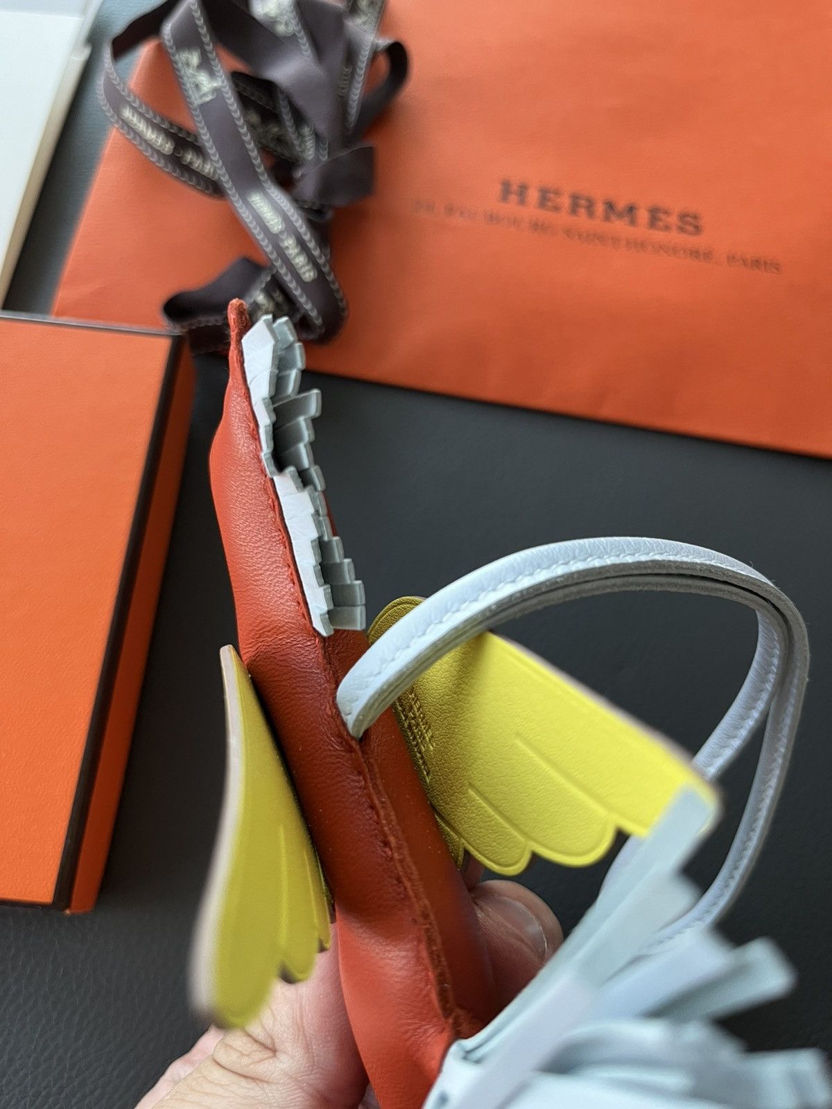 Hermes Super Rare New Hermes Rodeo Pegase MM Leather Horse Charm Size ONE SIZE - 11 Thumbnail