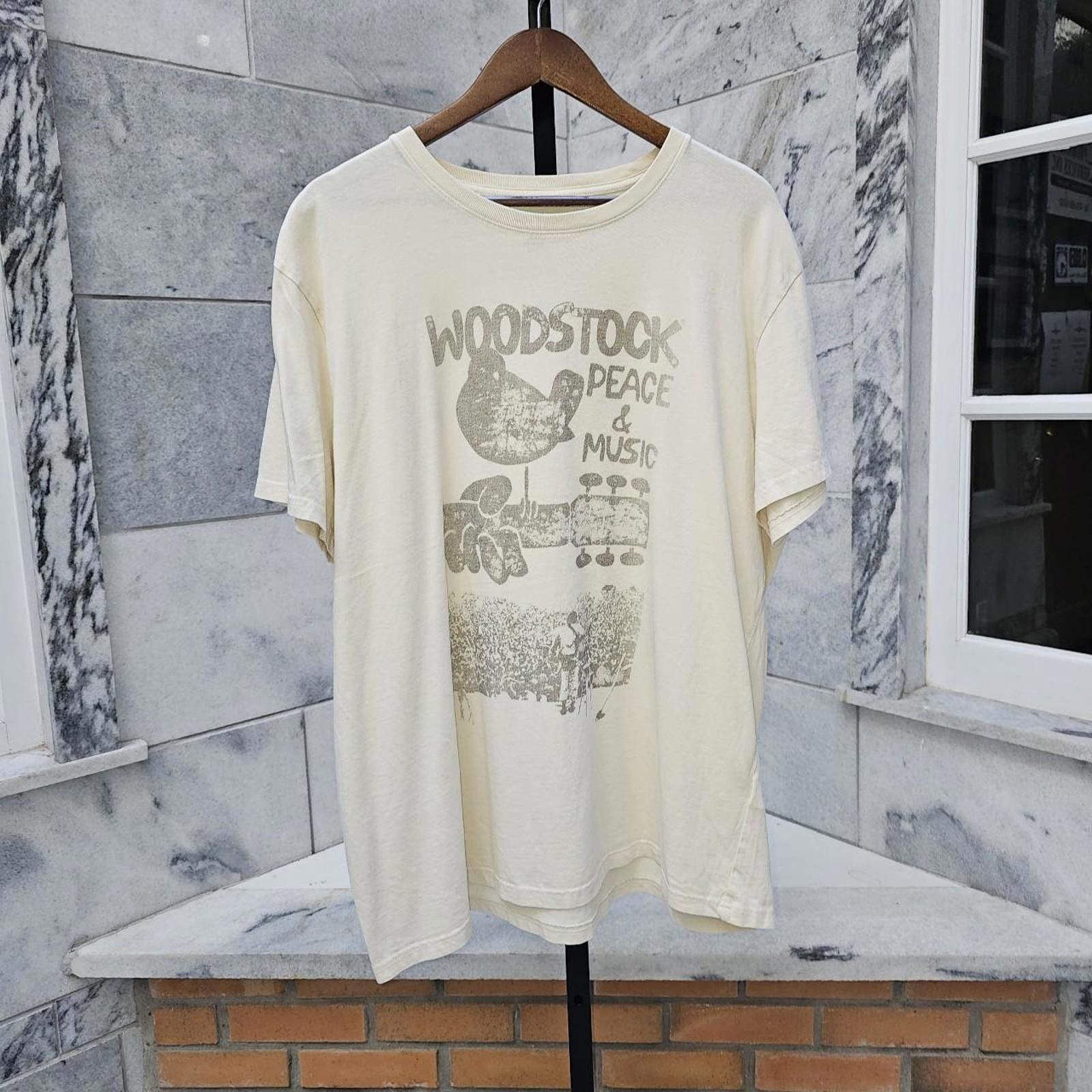 Lucky Brand Lucky Brand Woodstock Peace and Music Tee Size US XXL / EU 58 / 5 - 5 Thumbnail