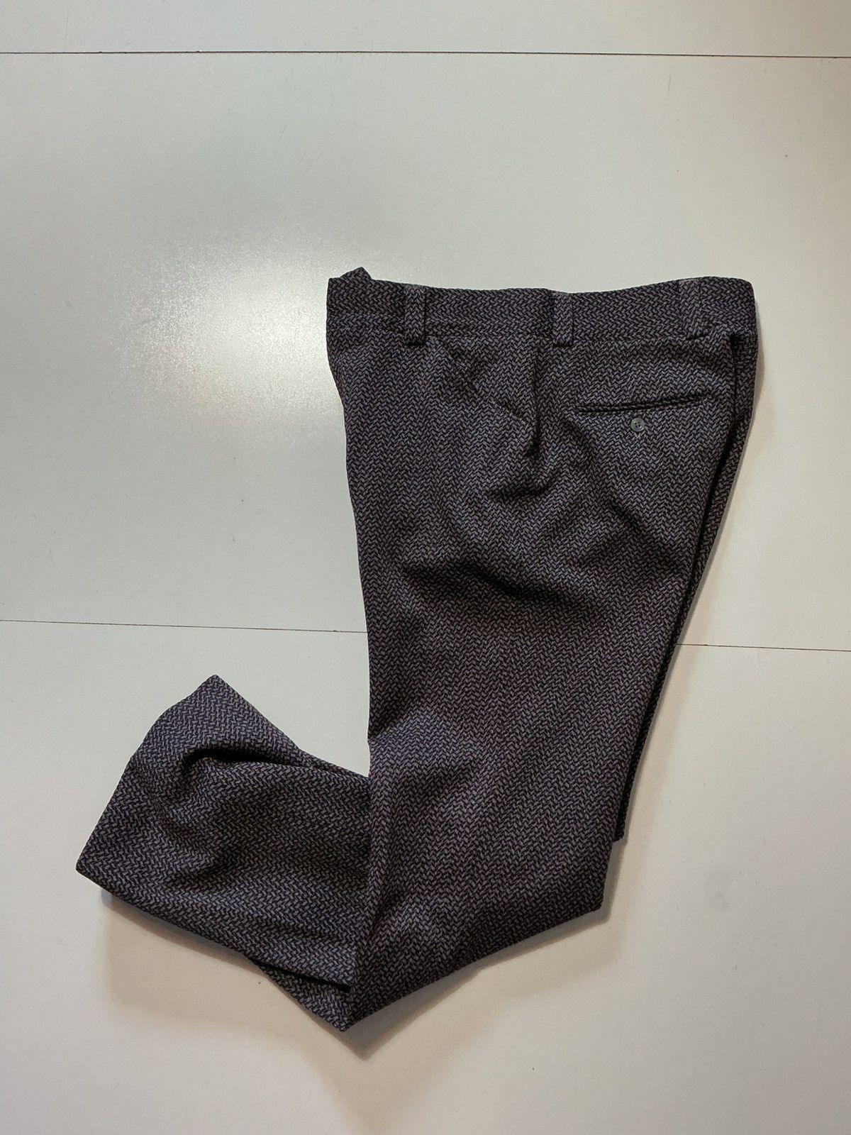 Vintage Vintage 60s 70s Polyester Talon Zip Disco Rockabilly Pants Size US 32 / EU 48 - 2 Thumbnail