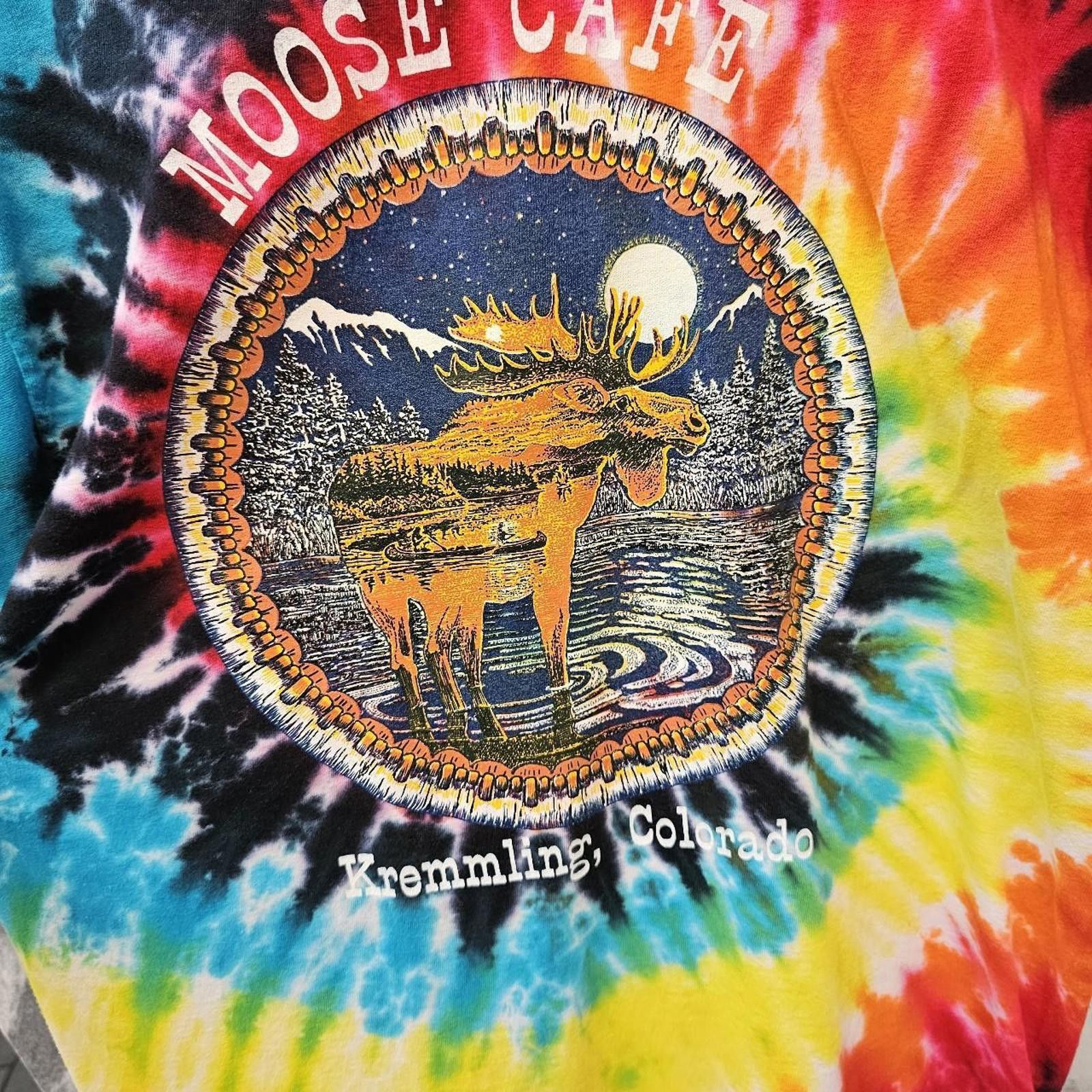 Other The Moose Cafe Multicolored Tie-Tye T-shirt Size US L / EU 52-54 / 3 - 4 Thumbnail