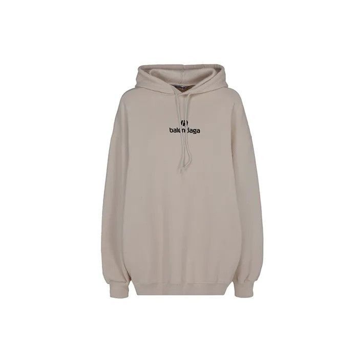 Balenciaga Balenciaga Logo Hooded Sweatshirt for Women 0079-2507 Size S / US 4 / IT 40 - 2 Thumbnail