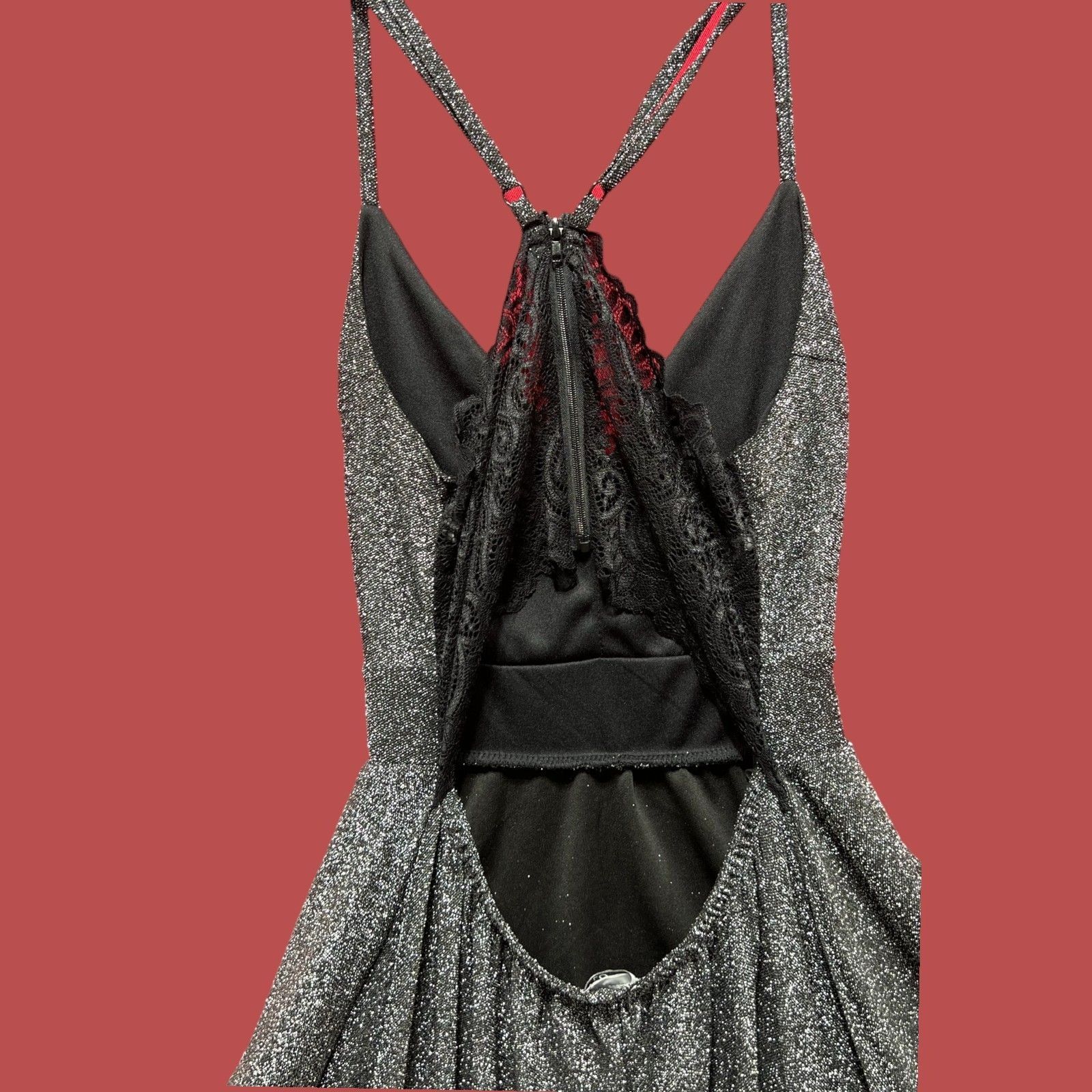 rue21 Rue 21 - Women's Sparkly Sleeveless High Low Hem Ruffle Dres Size S / US 4 / IT 40 - 10 Thumbnail
