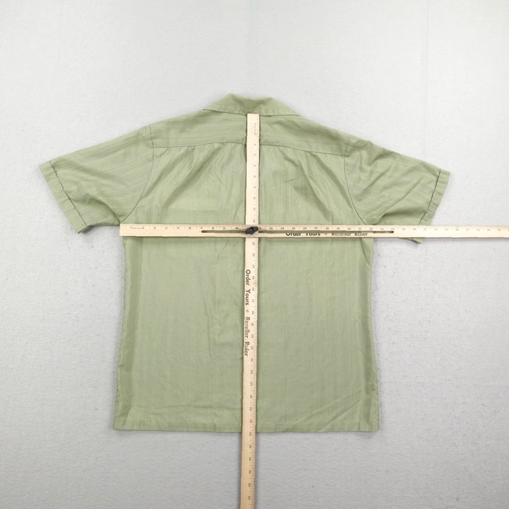 IOLANI Vintage Iolani Shirt Mens Medium Green Hawaiian Button Up Camp Aloha Tiki 60s Size US M / EU 48-50 / 2 - 5 Thumbnail