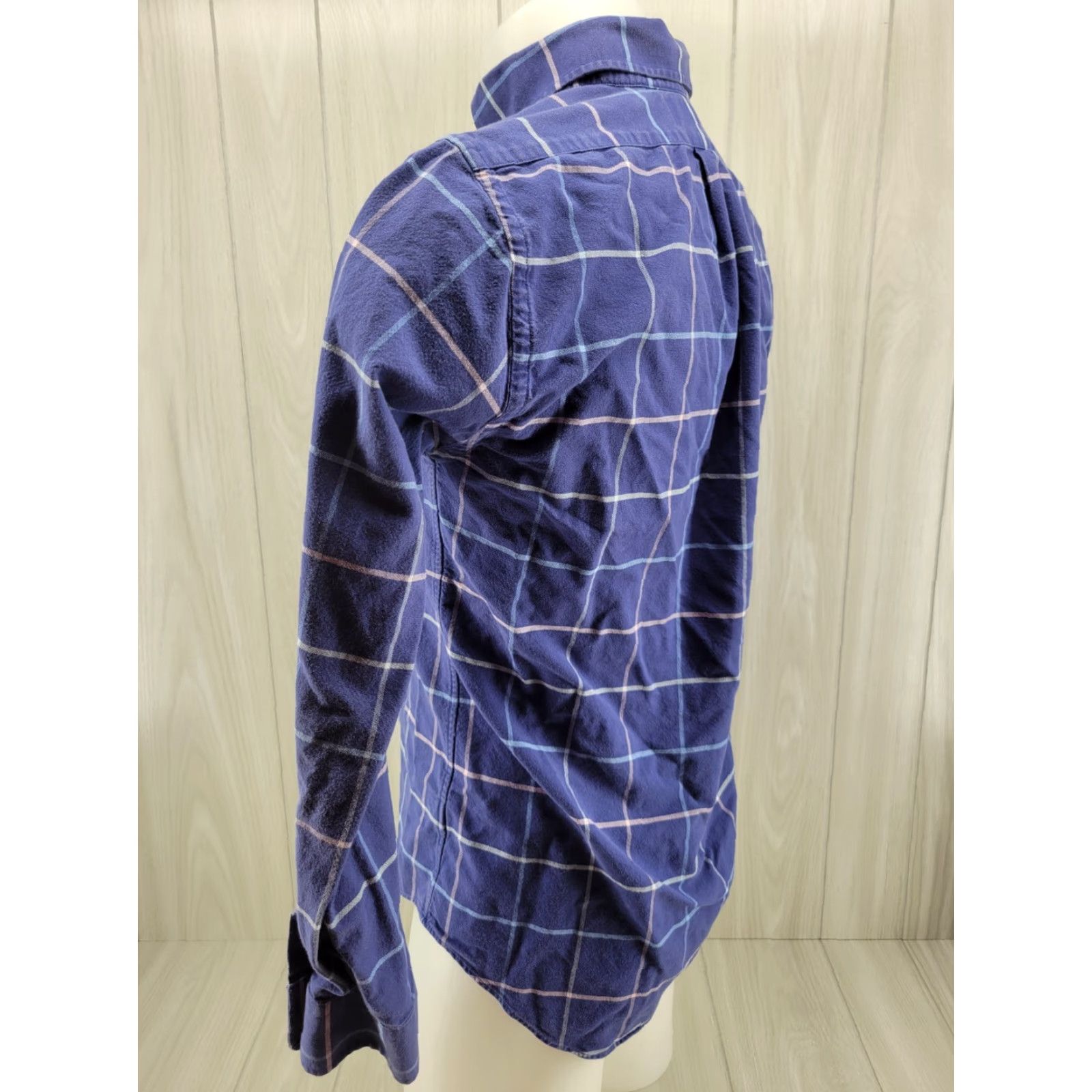 Vineyard Vines Vineyard Vines Button Down Shirt Mens Small S Linen Cotton Blue Plaid Slim Size US S / EU 44-46 / 1 - 7 Thumbnail