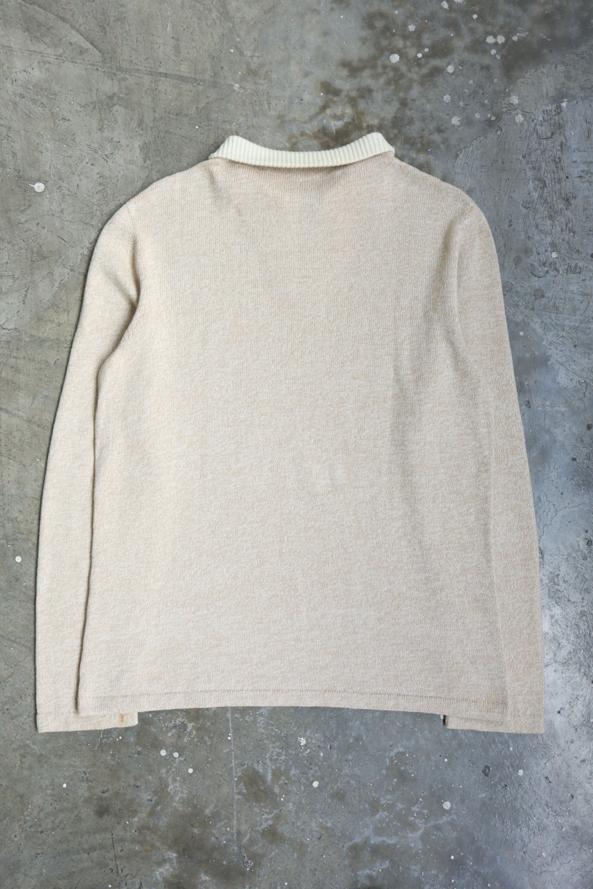 Hermes Hermes - Quarter-Zip Knit Sweater Size US L / EU 52-54 / 3 - 2 Thumbnail
