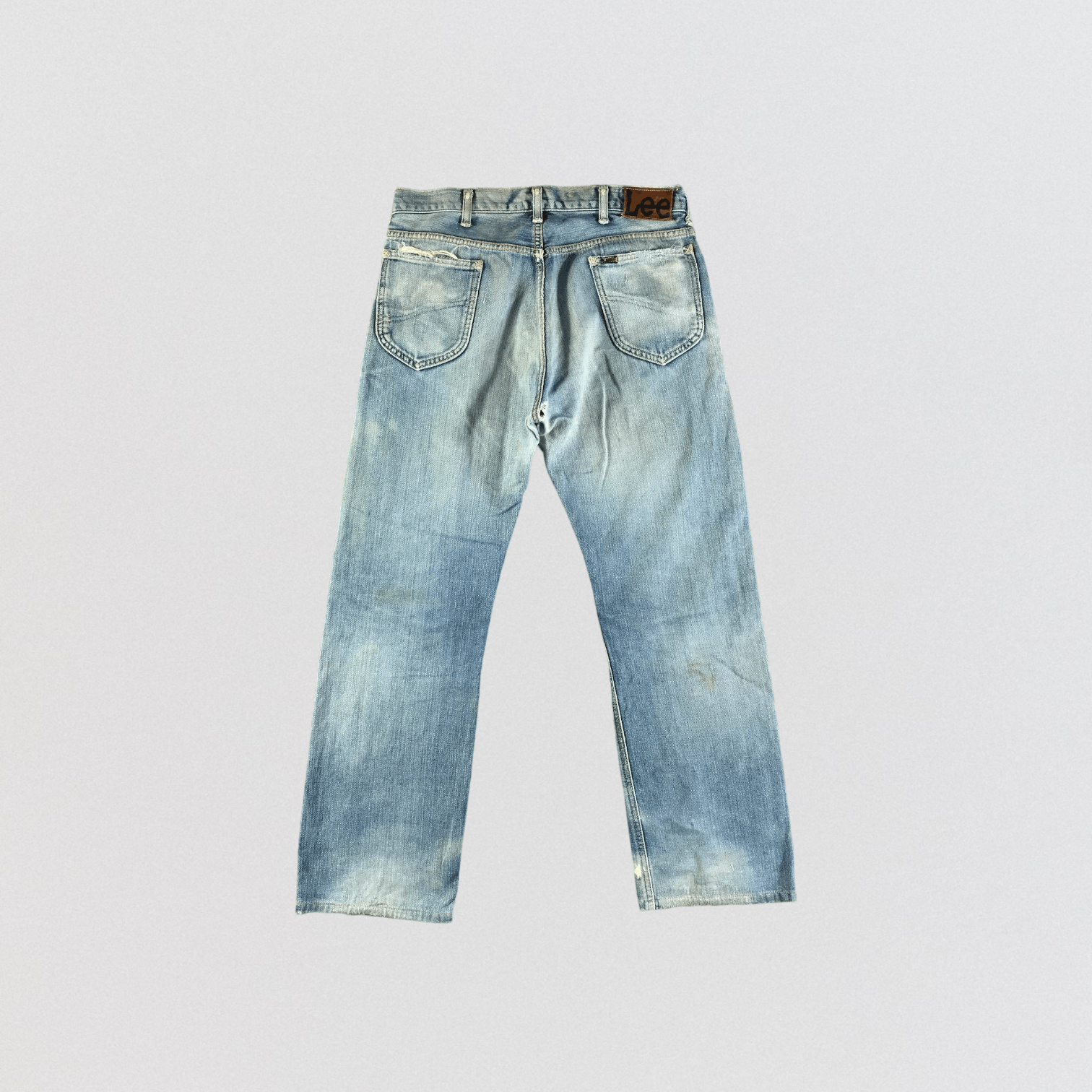 Lee Vintage Blue Wash Lee Selvedge Jeans-JM3660 Size US 33 - 2 Thumbnail