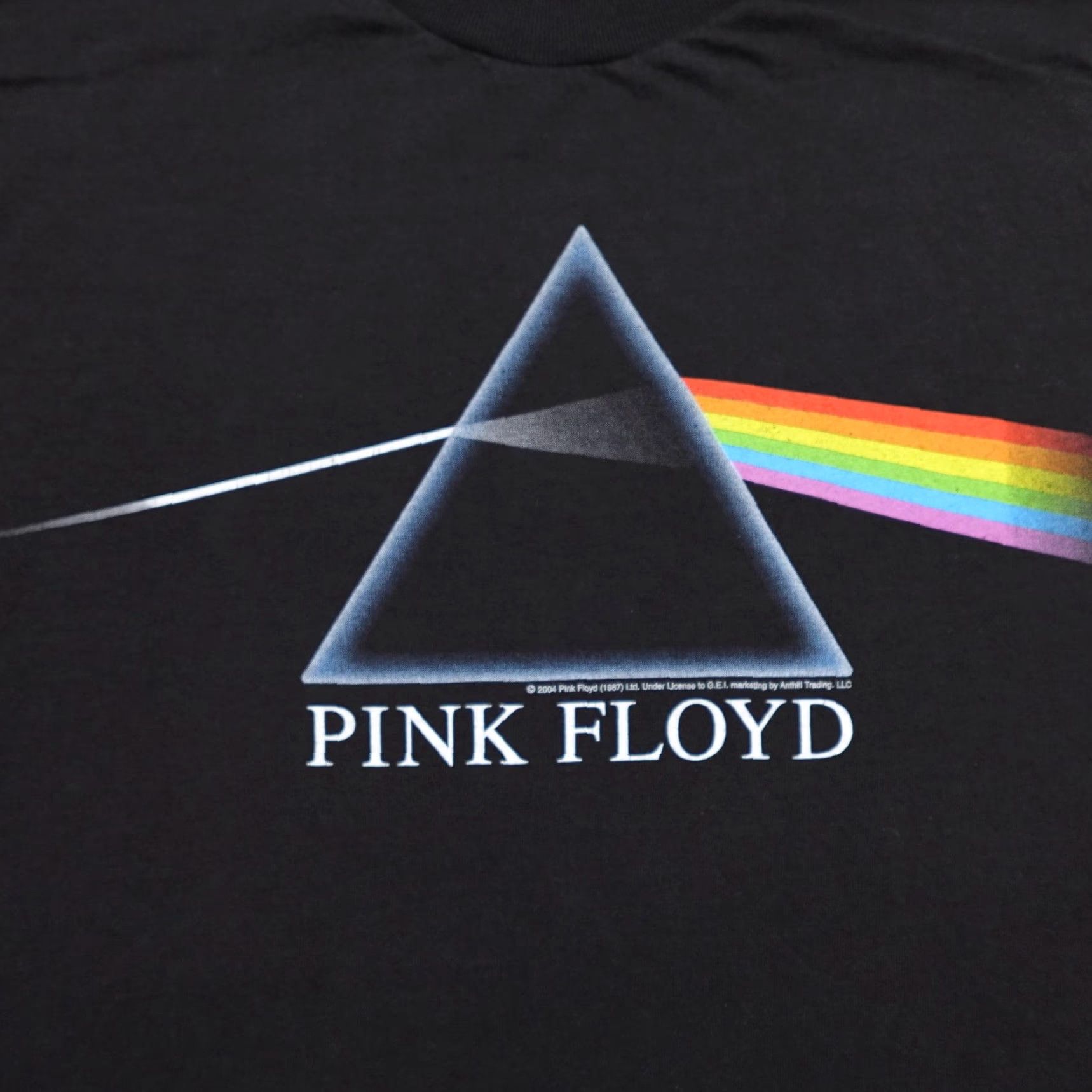 Vintage VINTAGE Pink Floyd Shirt Mens Large Black Dark Side Of The Moon Band Tee Y2K Size US L / EU 52-54 / 3 - 3 Thumbnail
