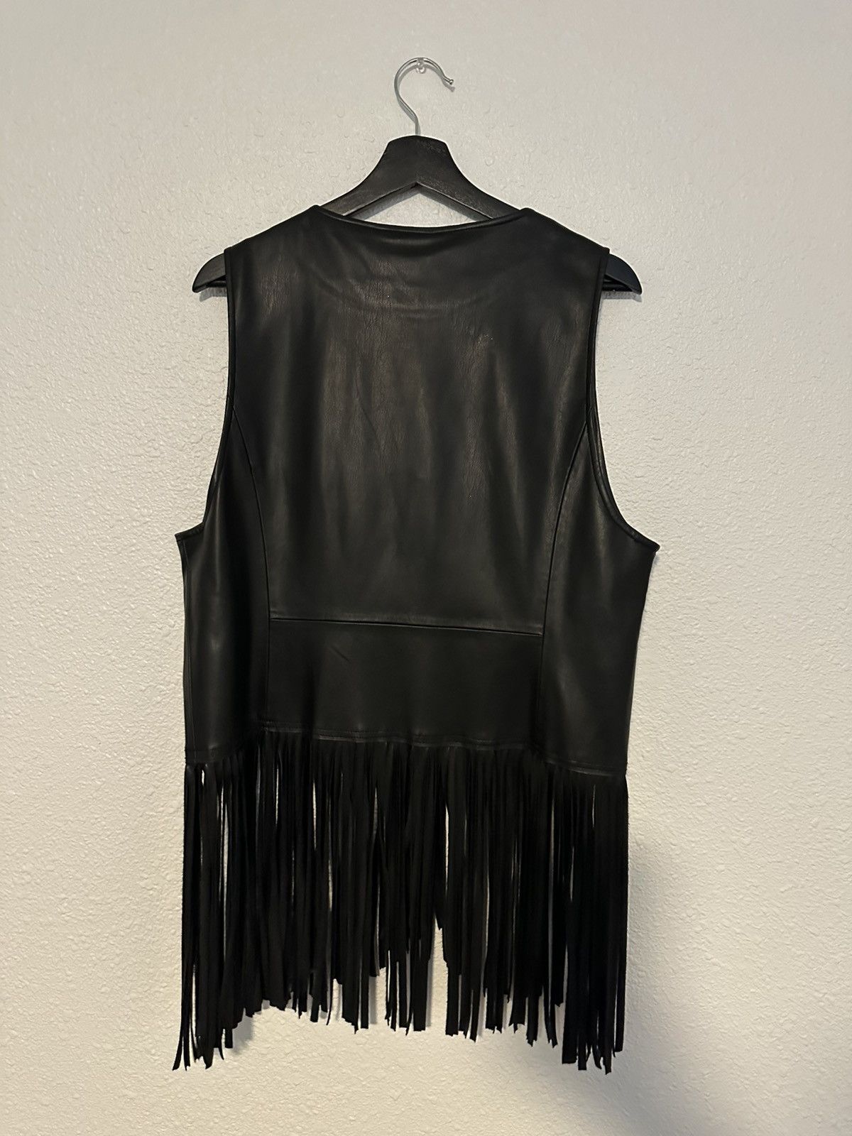 Zara BUTTON UP FRINGE VEST Size XL / US 12-14 / IT 48-50 - 4 Thumbnail