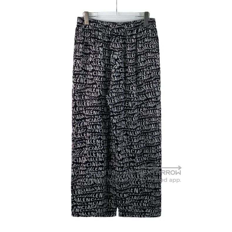 Balenciaga Balenciaga Black and White Color Block Logo Letter Full Pr Size US 38 / EU 54 - 2 Thumbnail